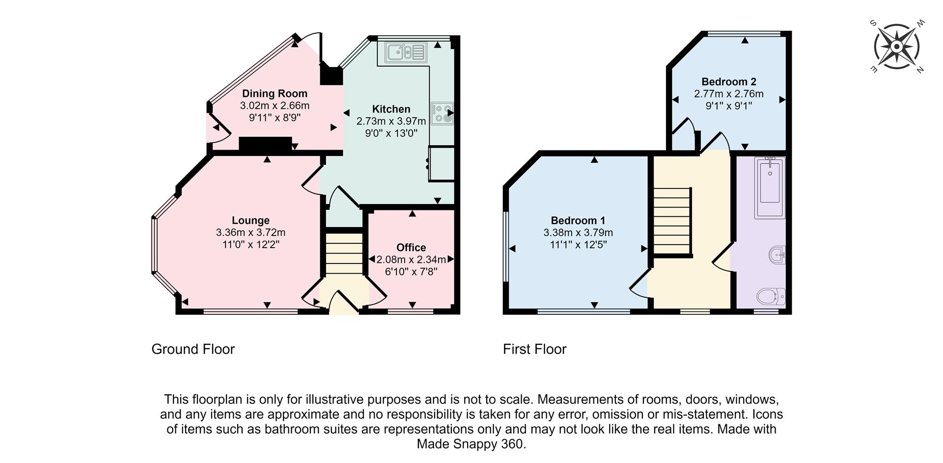 52, Marshall Street, Nottingham floorplan