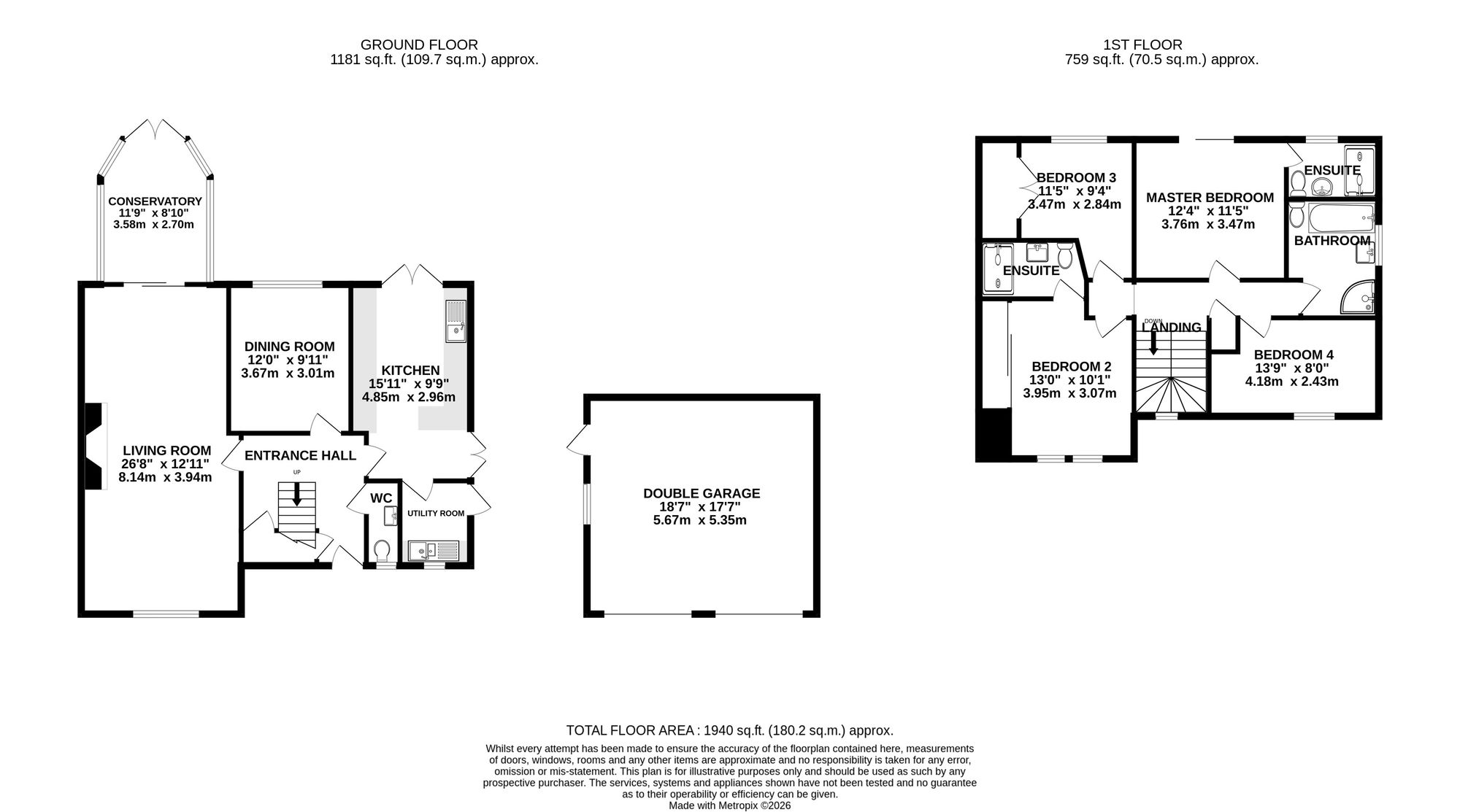 5 The Chantry, Tarporley floorplan