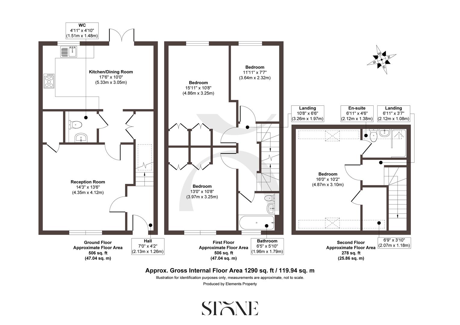 2, Petridgewood Close, Horley Road, Redhill floorplan