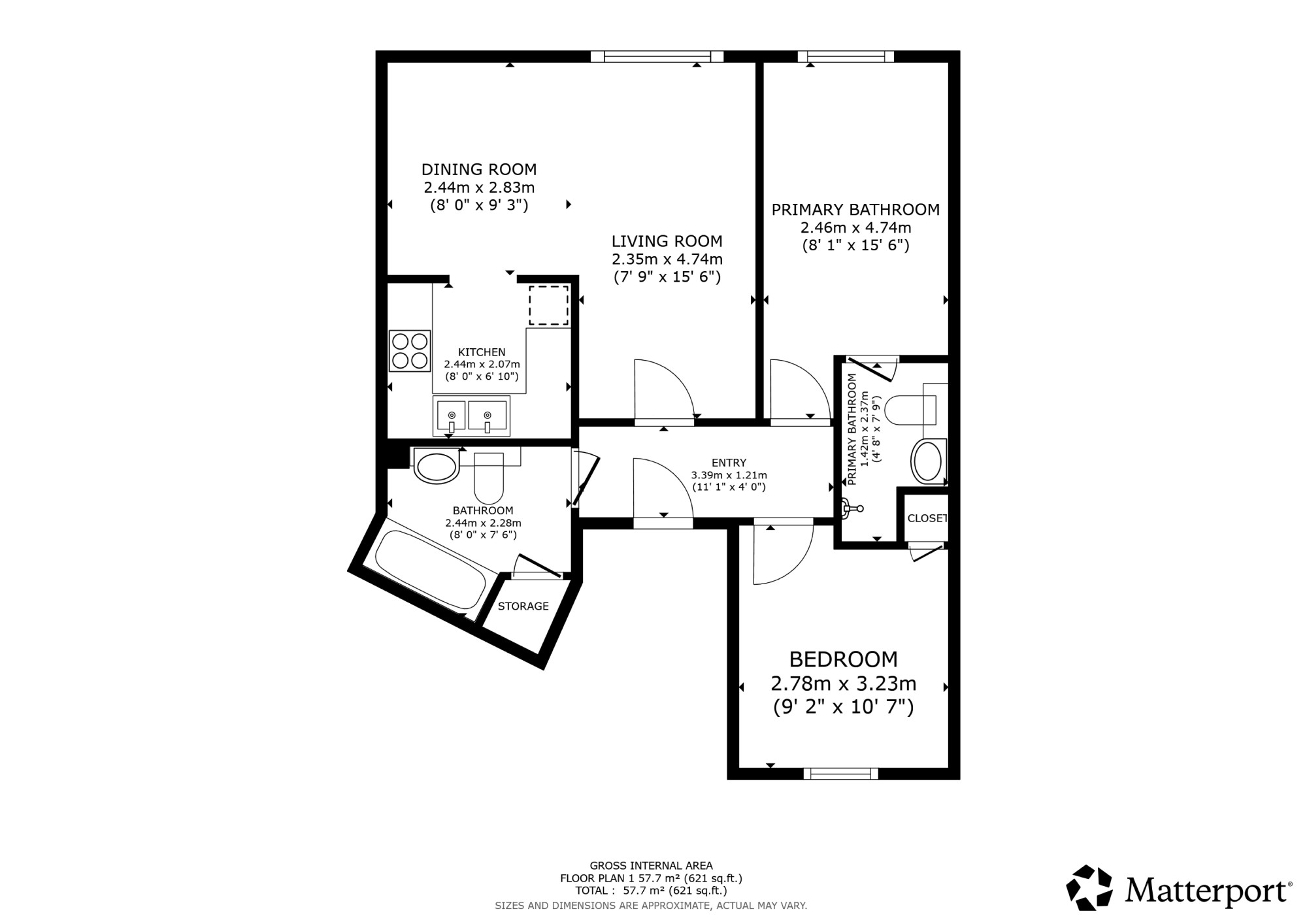 44, East Stour Way, Ashford floorplan