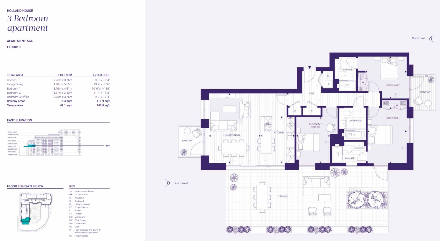 Tierney Lane, London floorplan