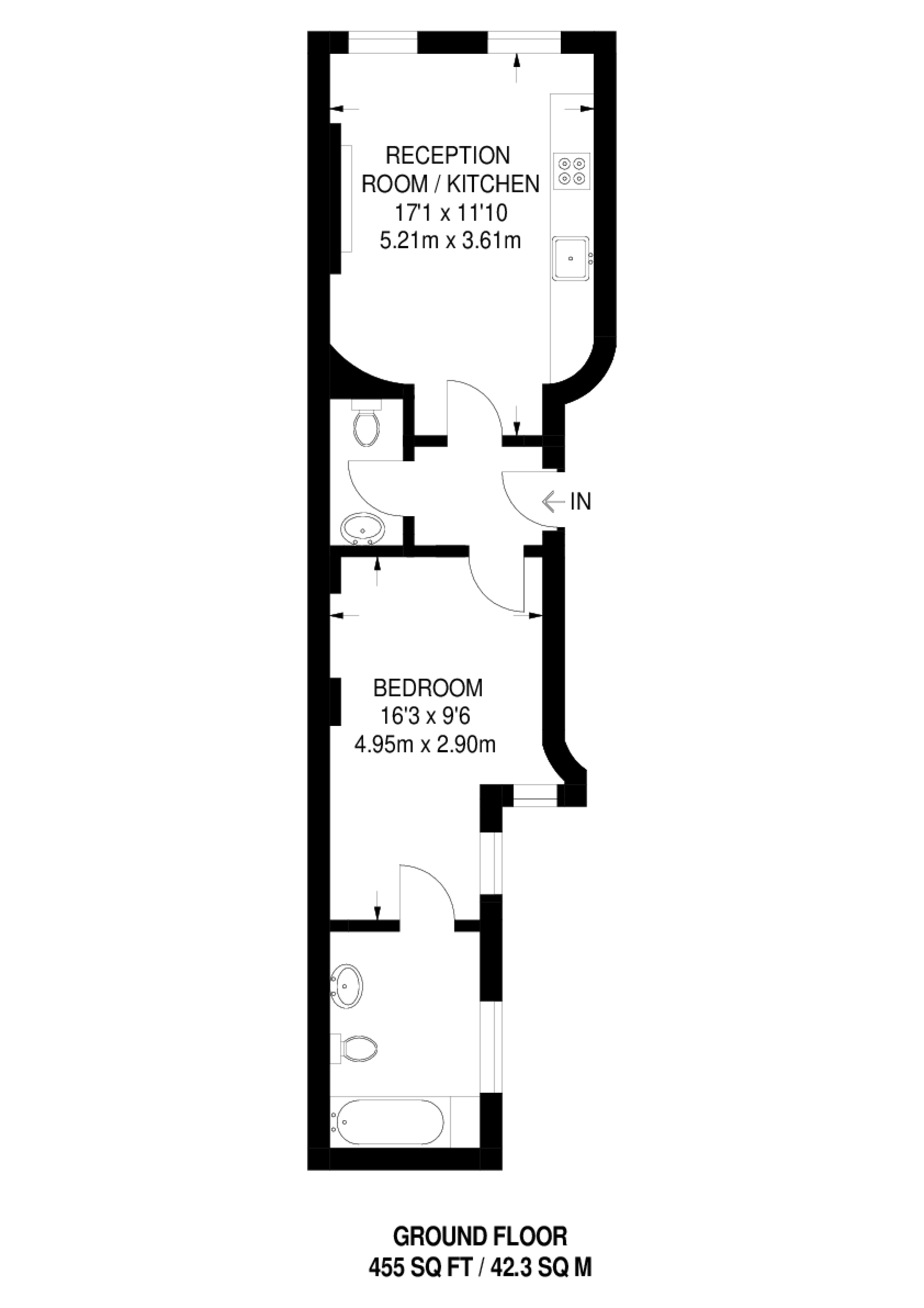 Guilford Street, Bloomsbury floorplan