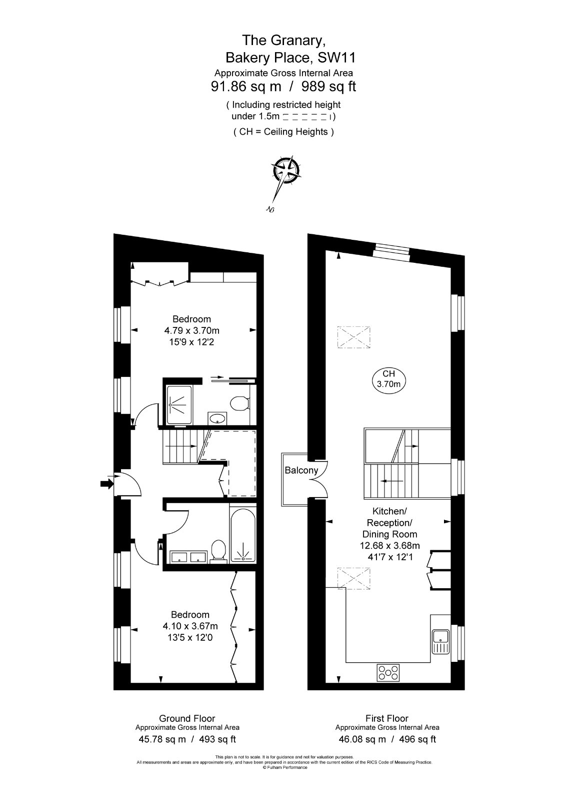 The Granary, 4, Bakery Place, London floorplan