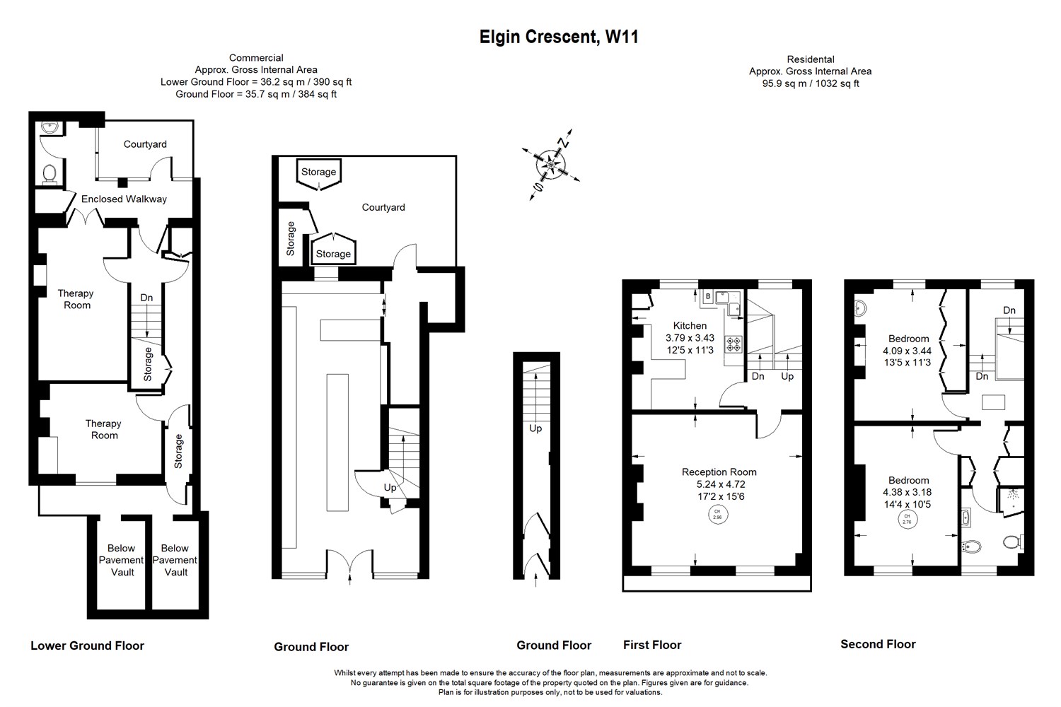 Elgin Crescent, London W11, 2 bedroom terraced house for sale