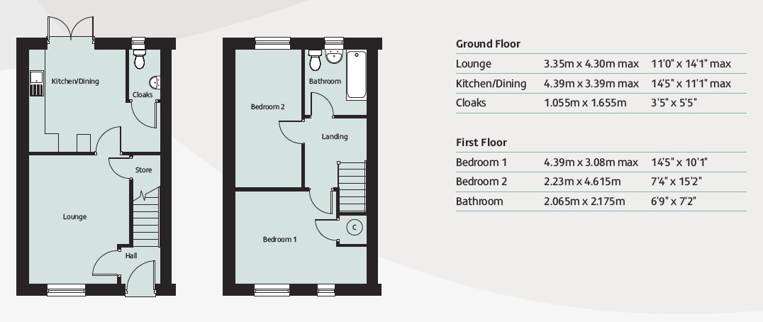 2 Bedrooms Terraced house to rent in Durham Close, St Helens, St Helens WA9