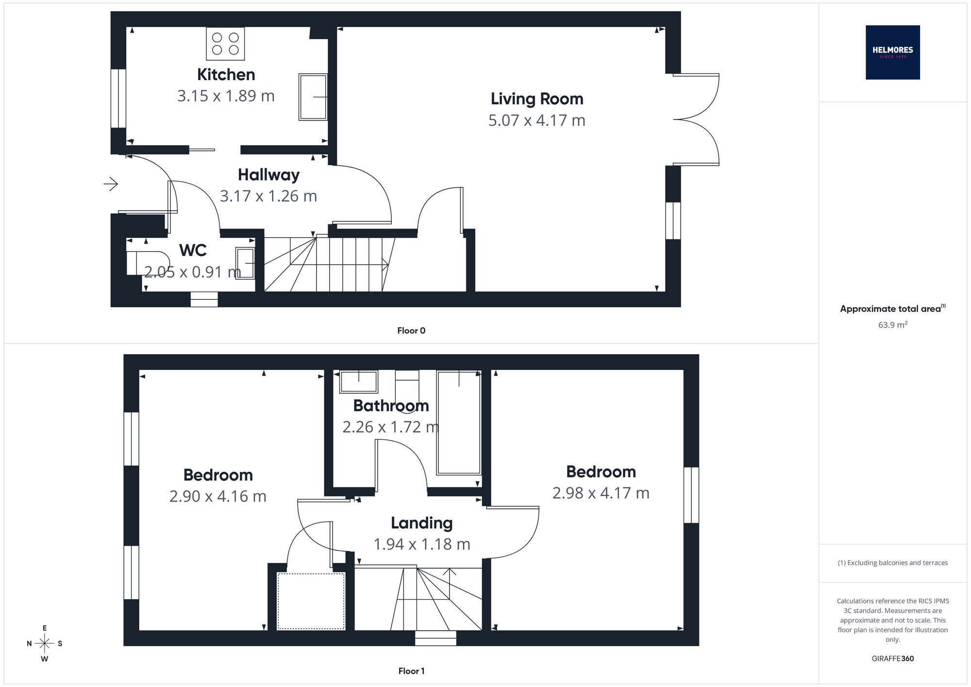 45 Tarka Way, Crediton floorplan