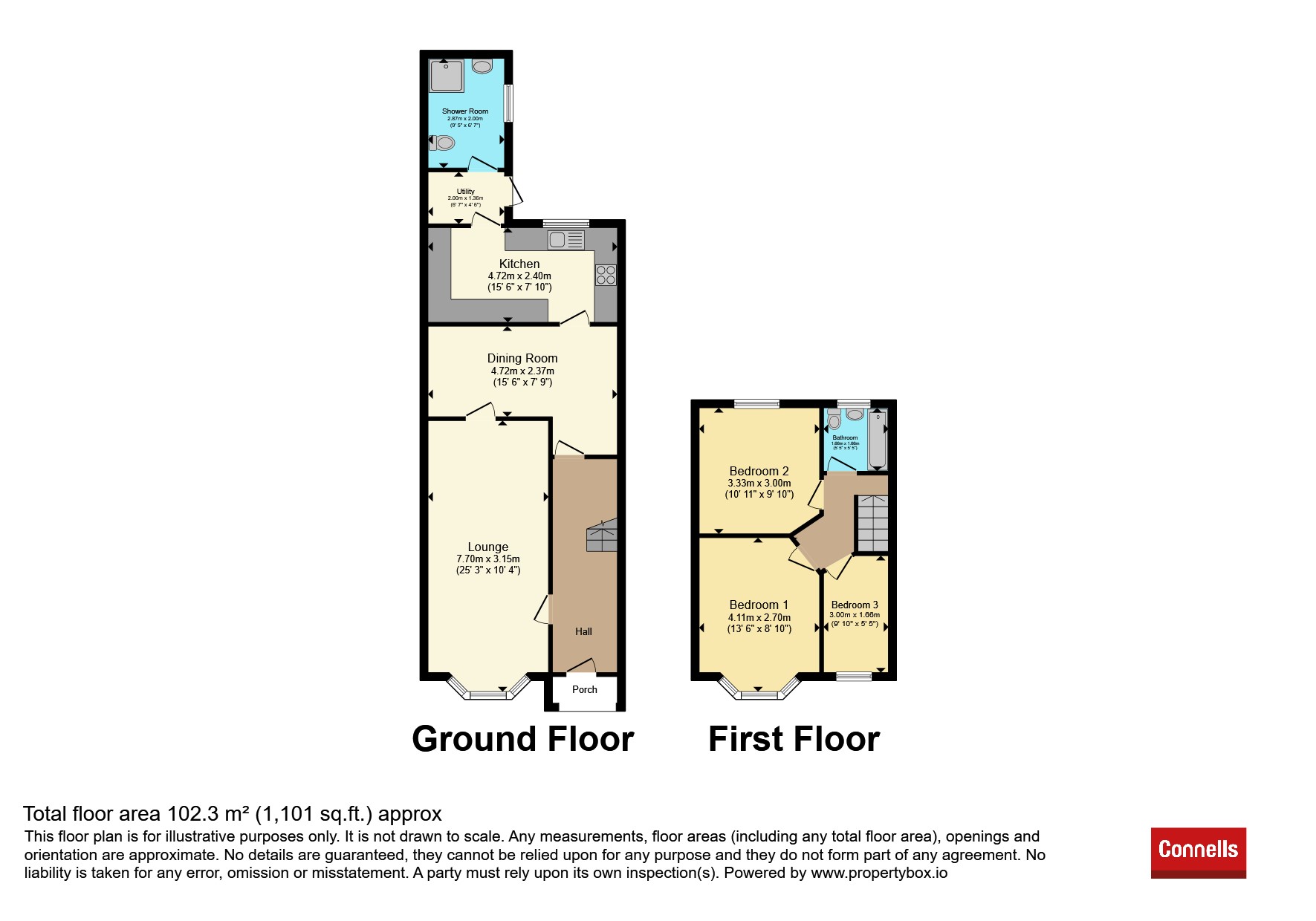 102, Cranford Road, Coventry floorplan