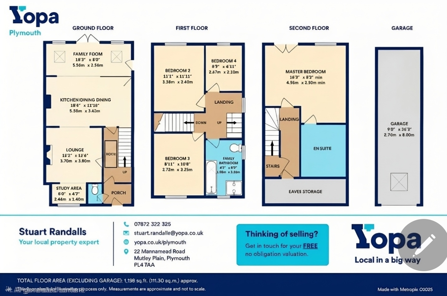 6, Standarhay Villas, Plymouth floorplan