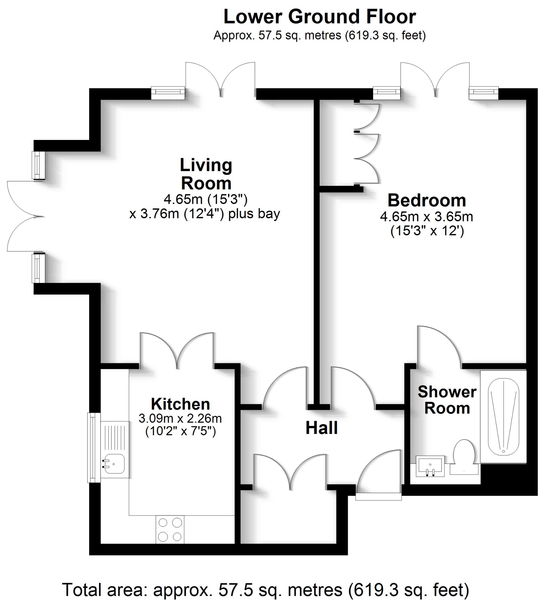 23 Garnier Drive, Bishopstoke Park Retirement Village floorplan