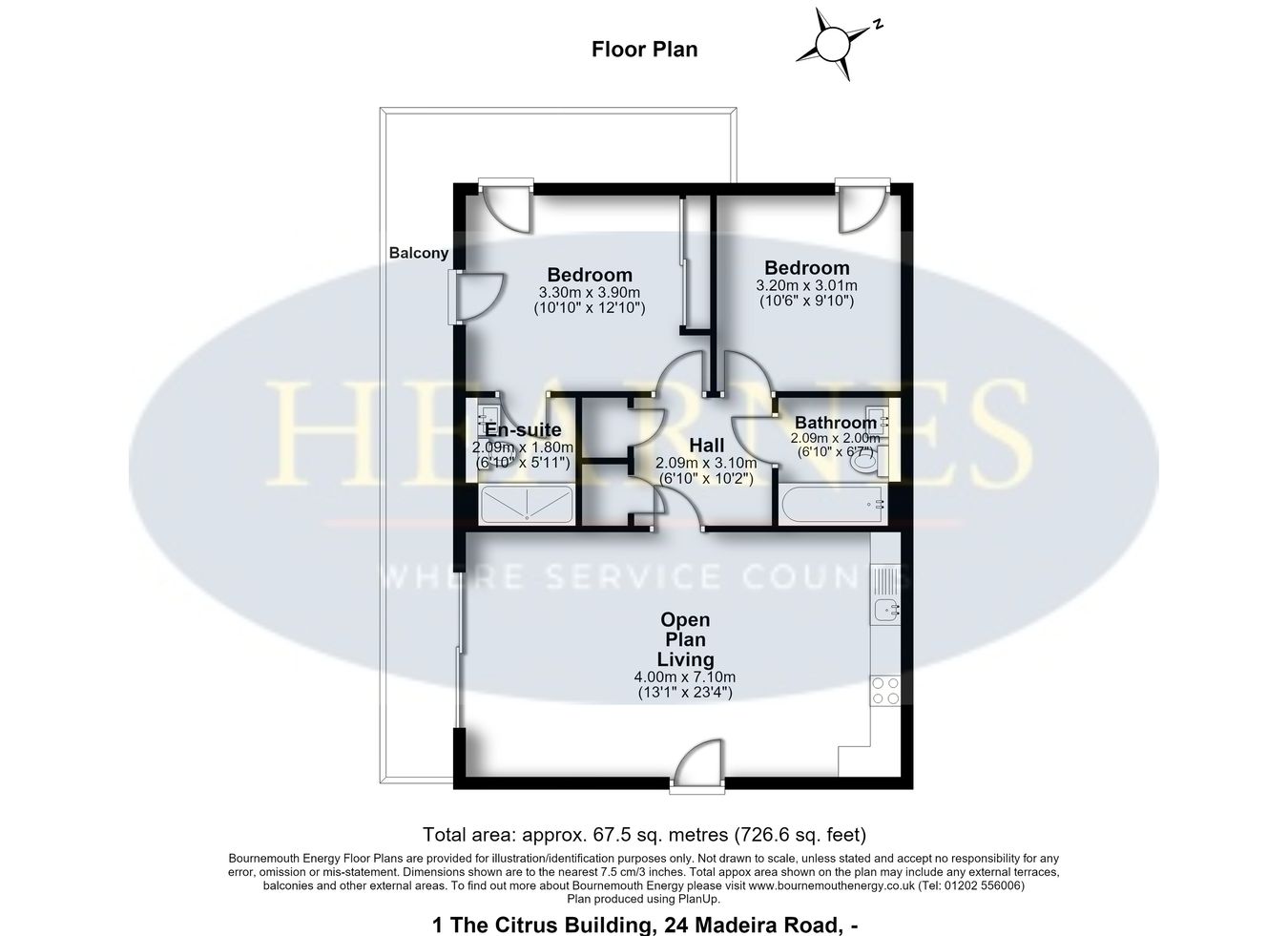 1, The Citrus Building, The Citrus Building, Bournemouth floorplan