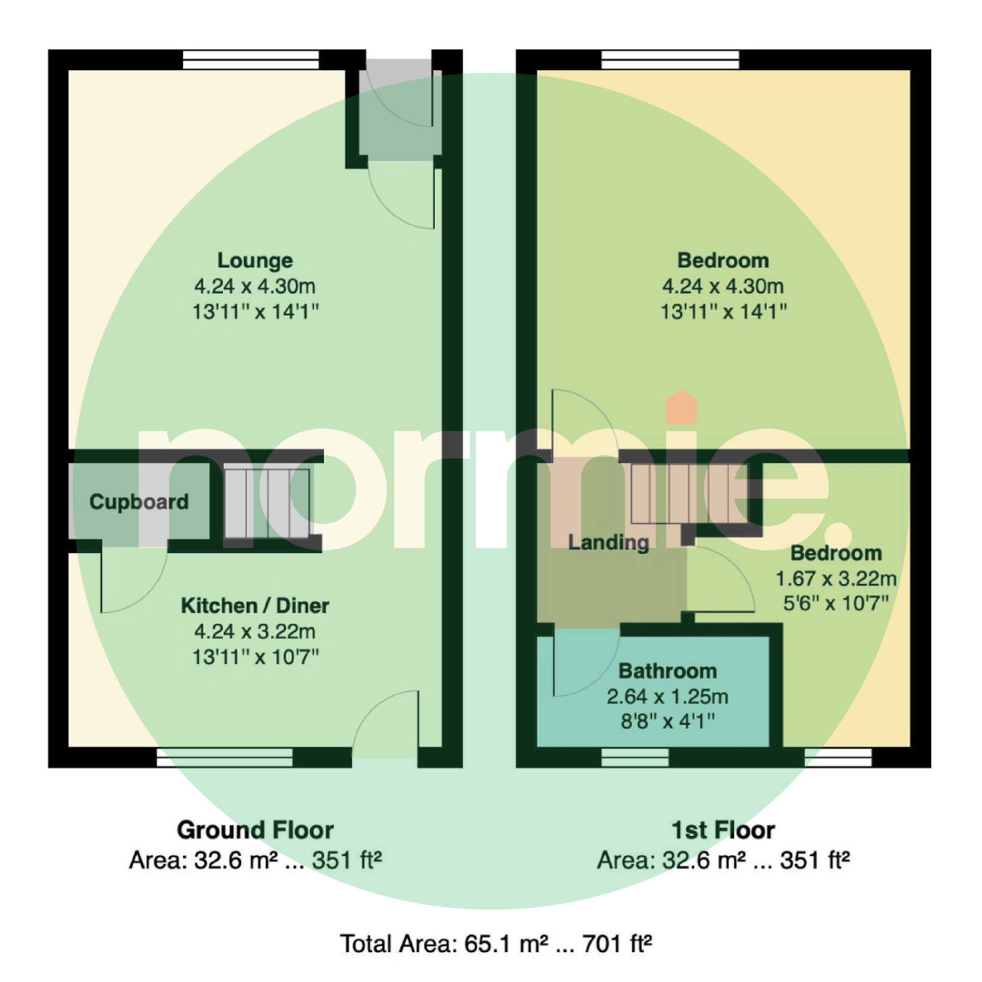 309 Bury New Road, Manchester floorplan