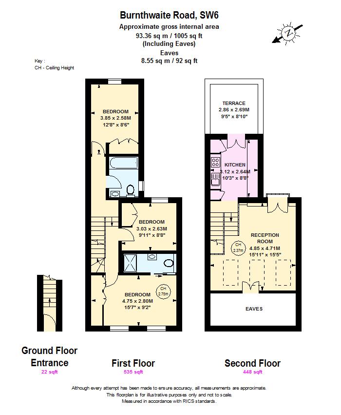 26, Burnthwaite Road, London floorplan