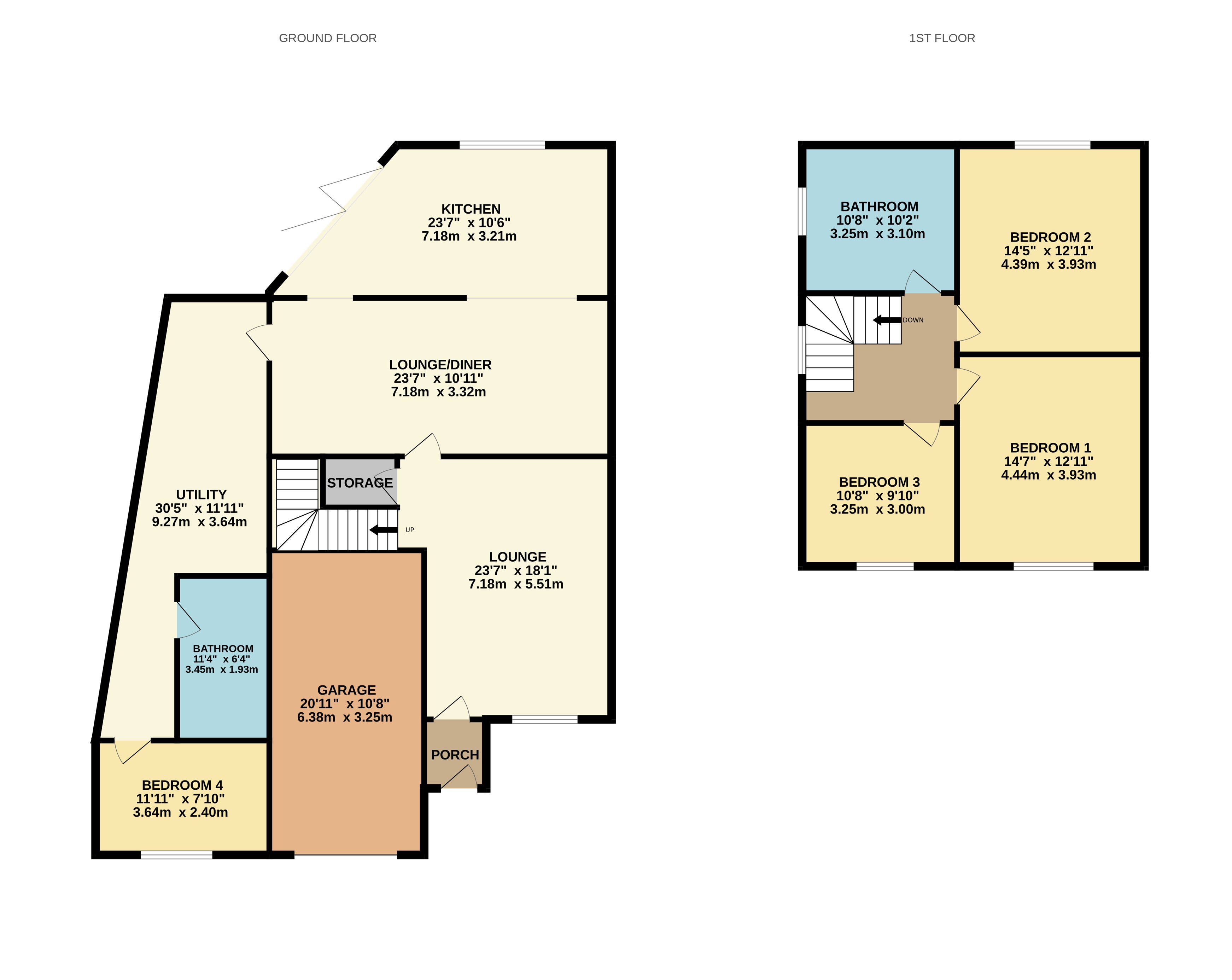 1, Stanley Close, Bolton floorplan