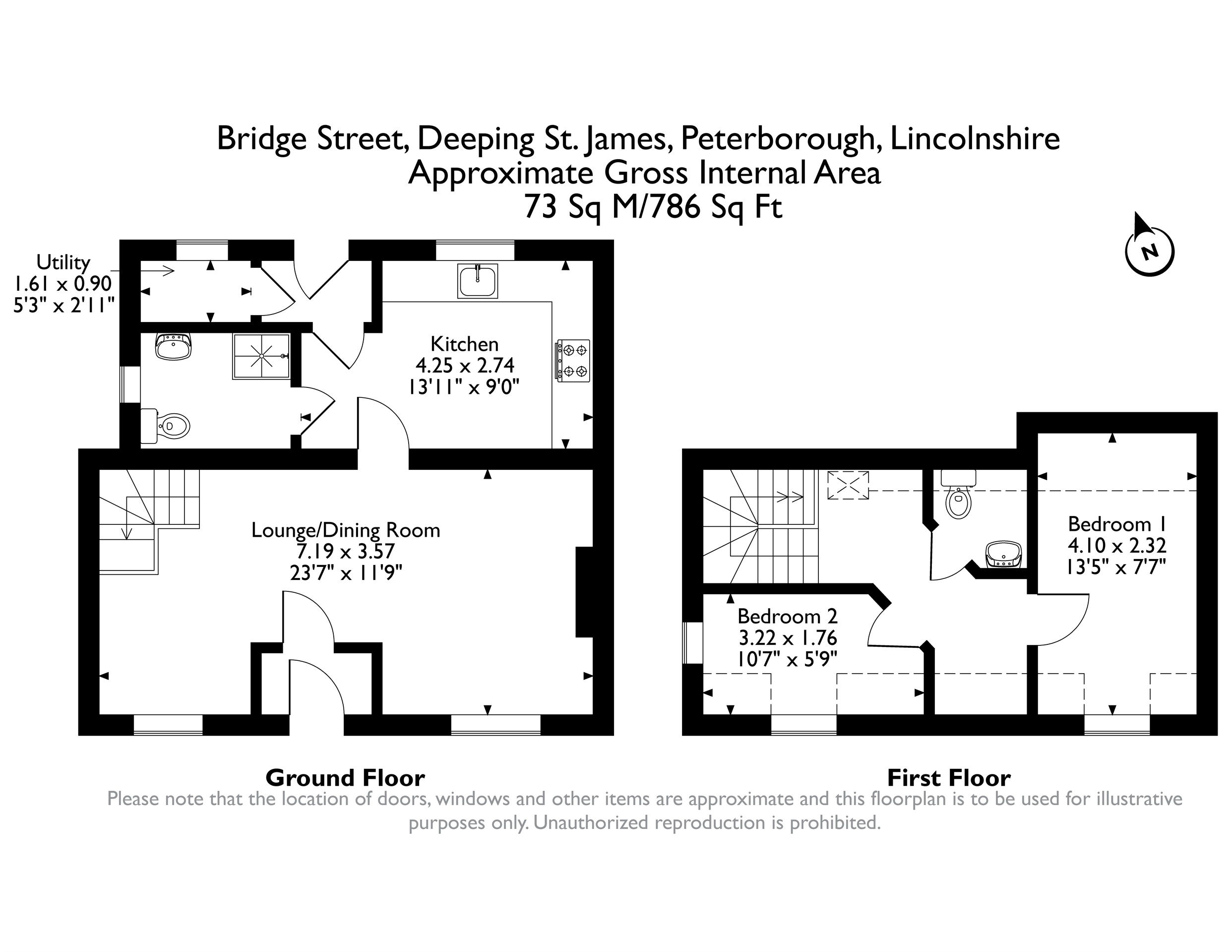 94, Bridge Street, Peterborough floorplan