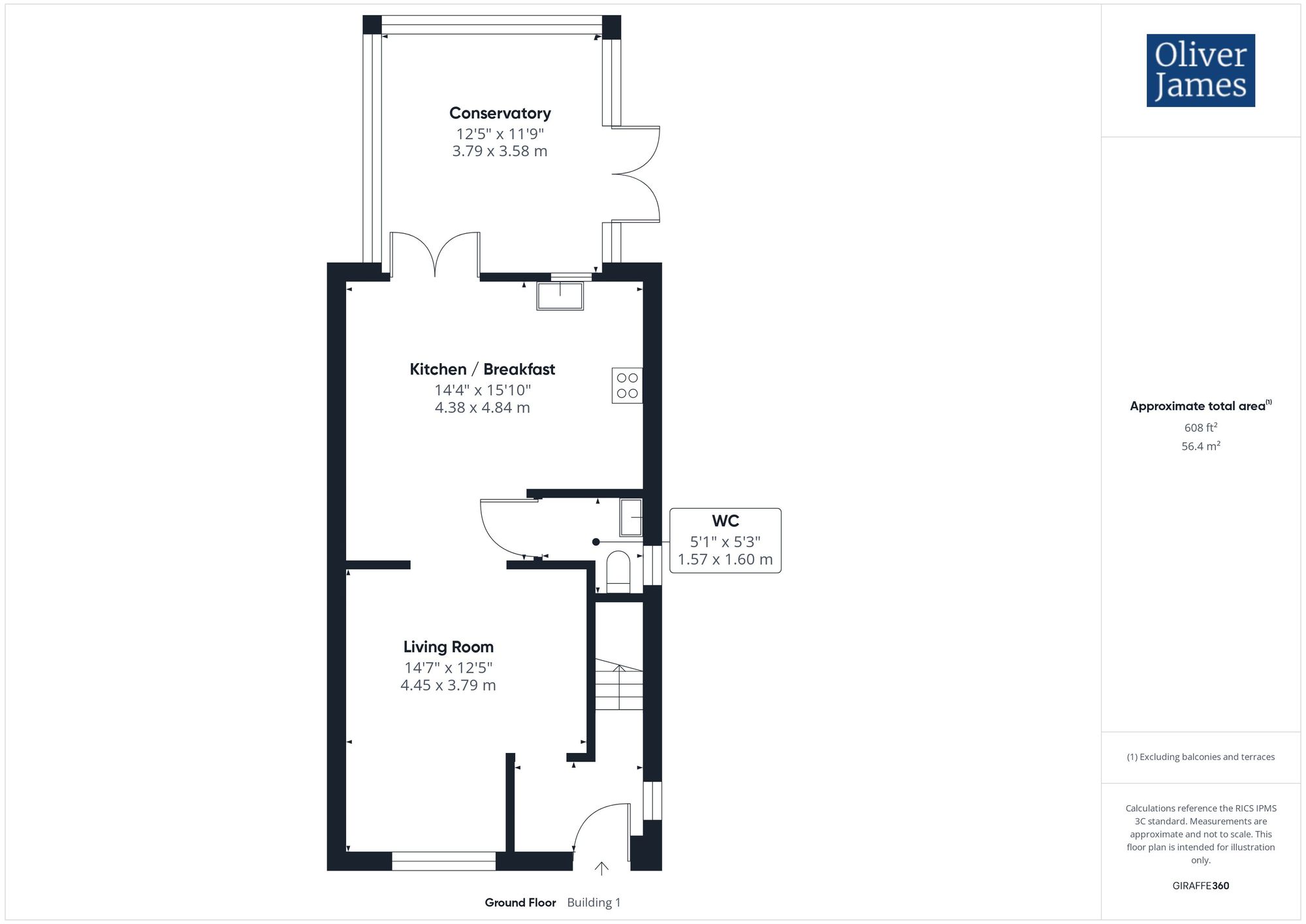 44 Sapley Park, Huntingdon floorplan