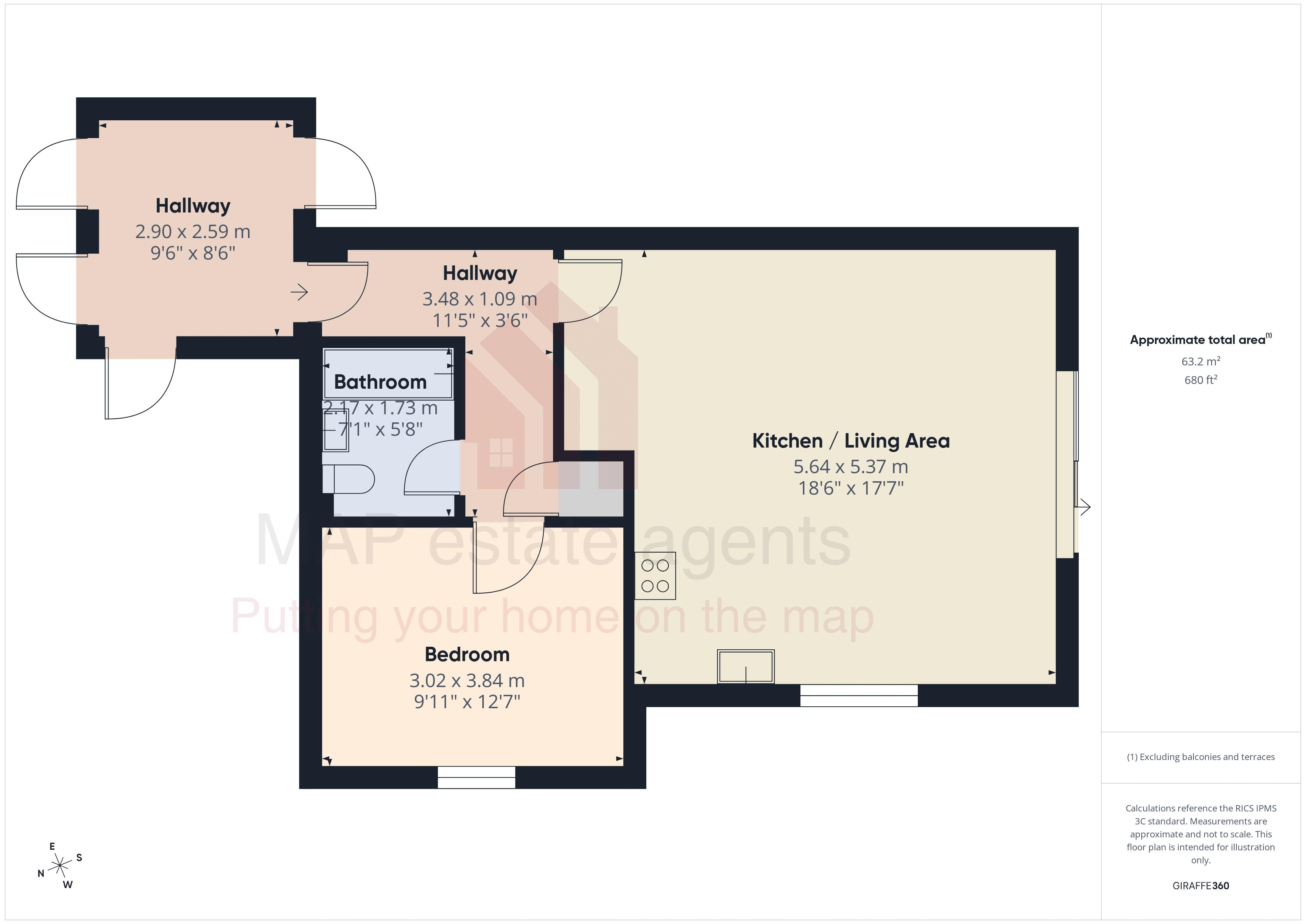11 Seaquest, Mount Wise, Newquay floorplan