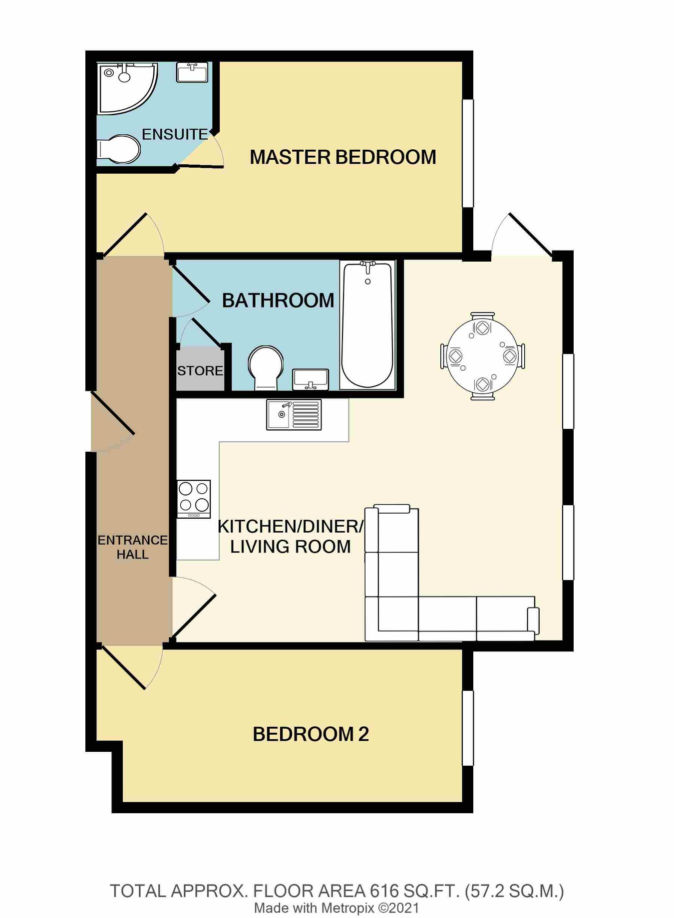 City Approach, The Approach, Rayleigh floorplan