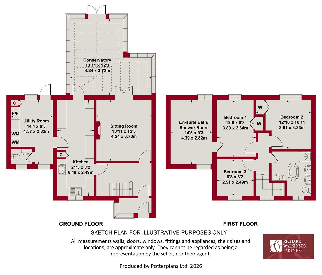 81, Trenchard Close, Newton floorplan