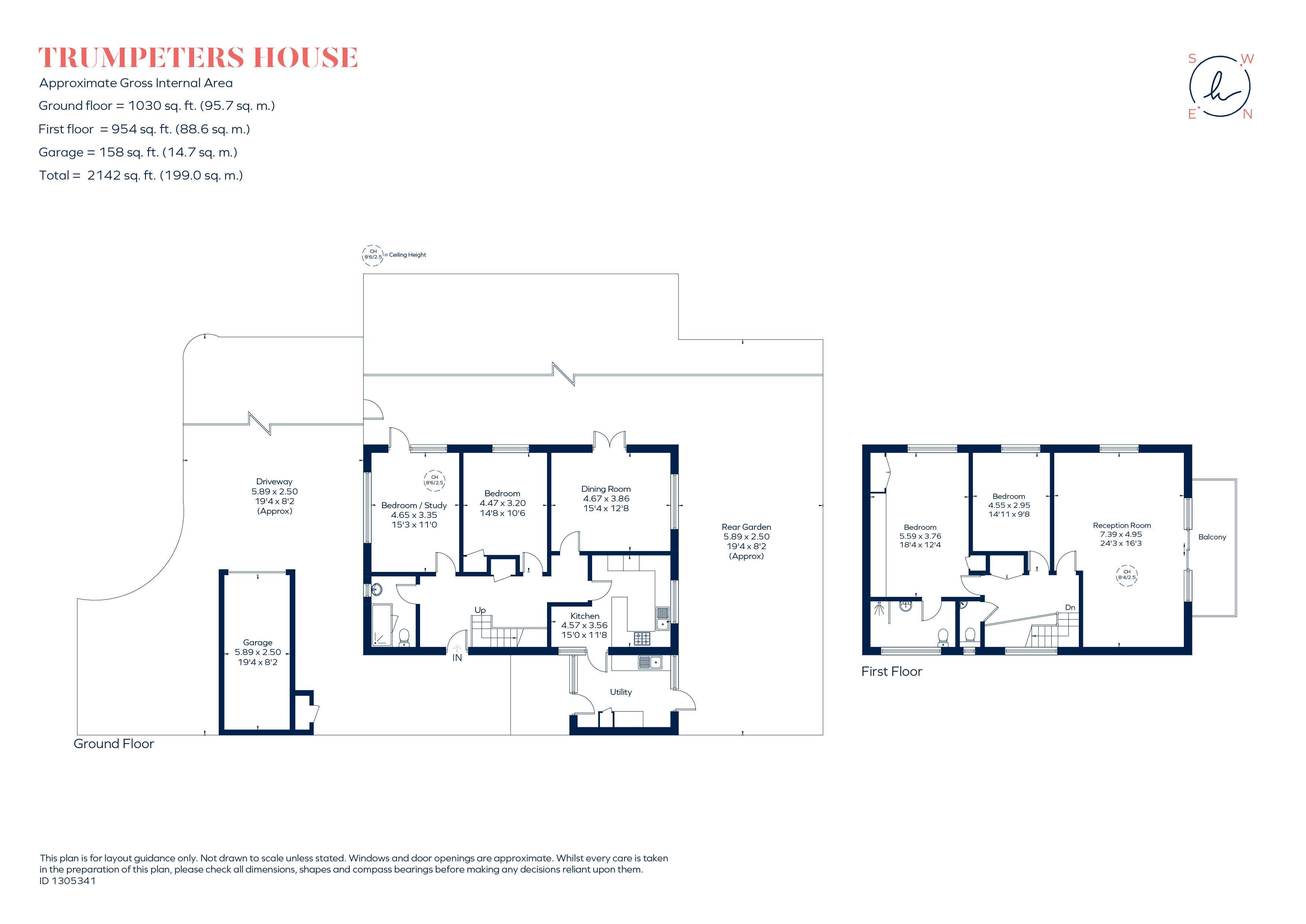 Trumpeters House, Kingston Vale, London floorplan