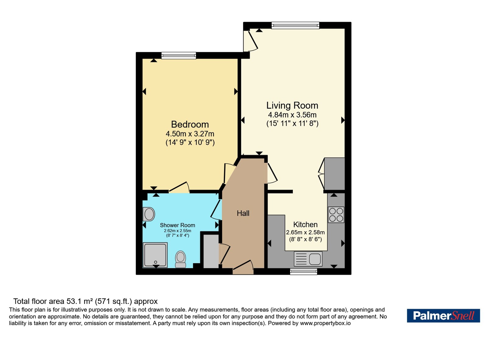 Flat 16, Tamar Court,, Tamar Road, Somerset floorplan
