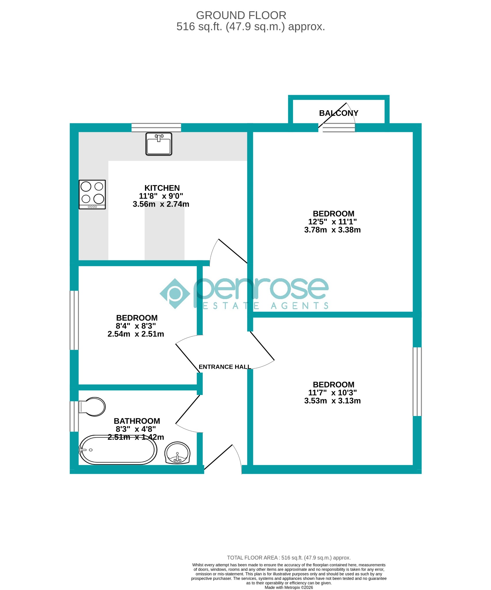 Brook Street, Luton floorplan