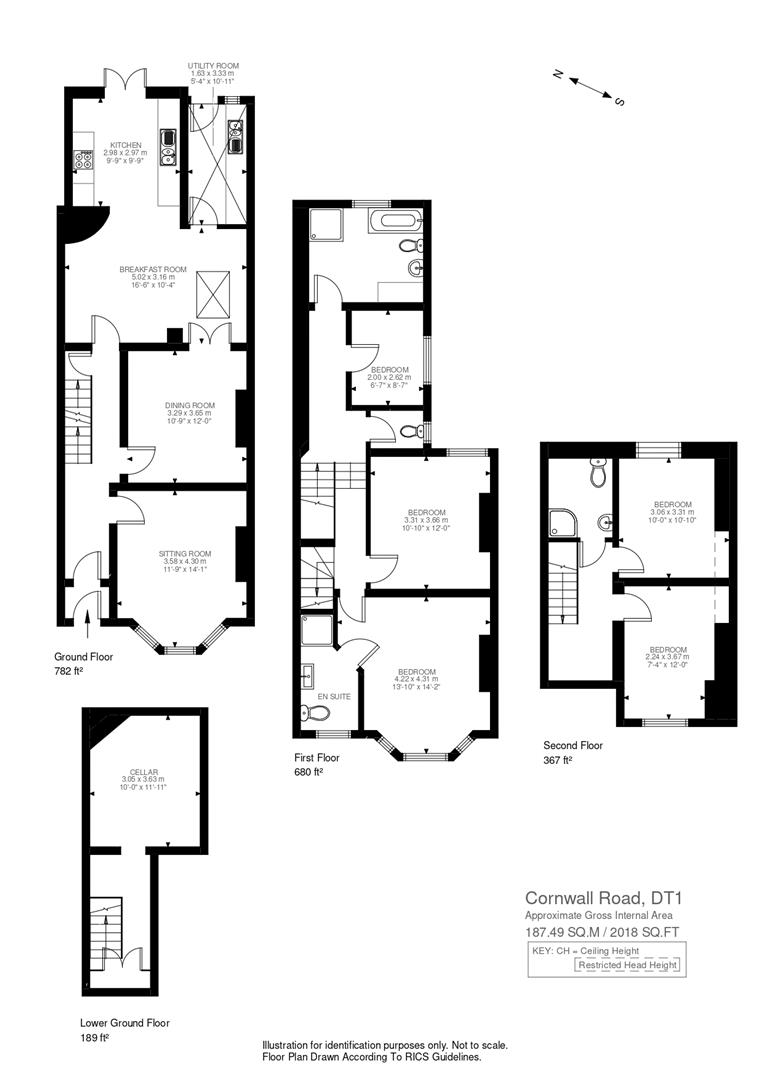 39, Cornwall Road, Dorchester floorplan