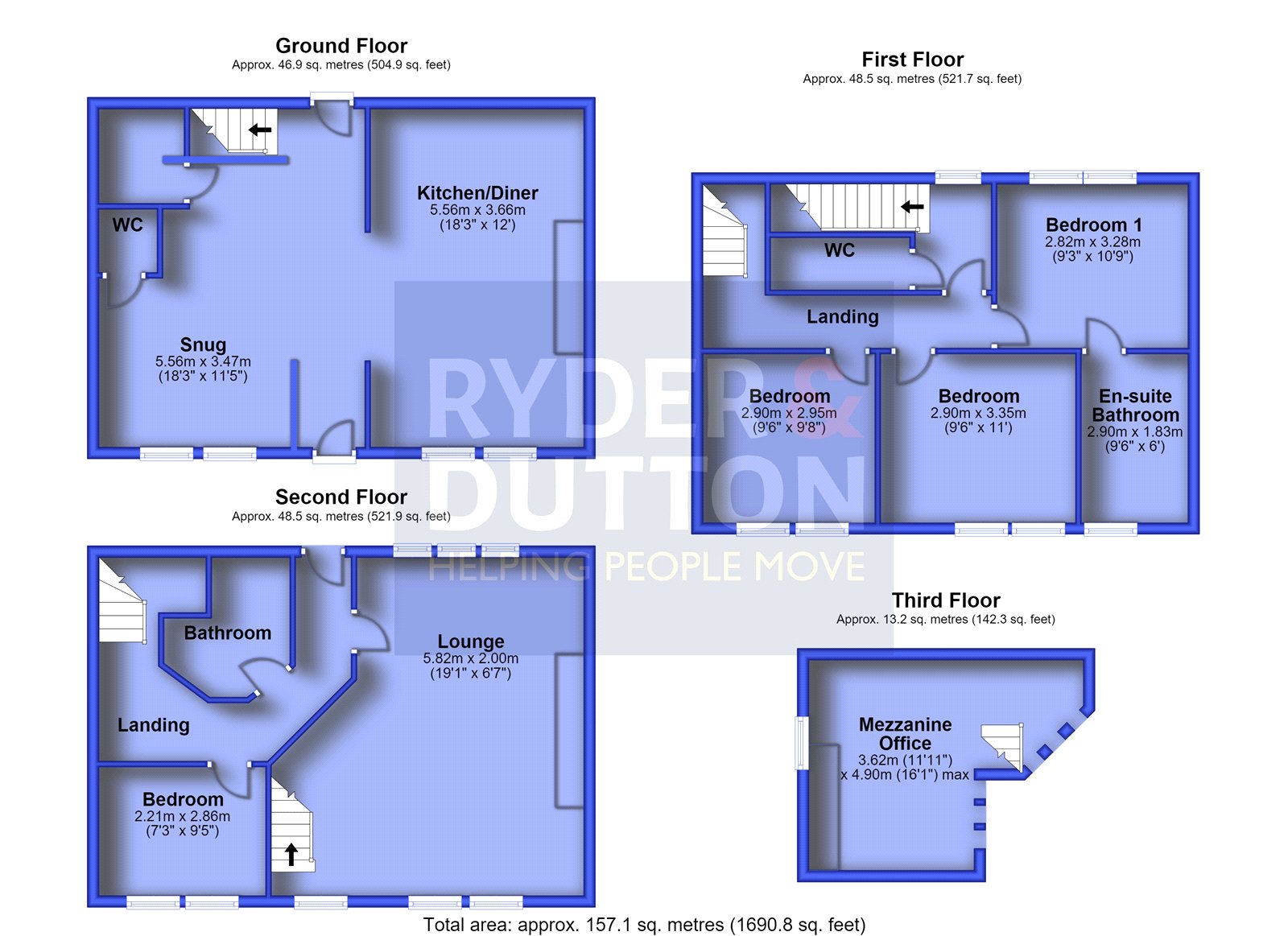4, St. Marys Gate, Saddleworth floorplan