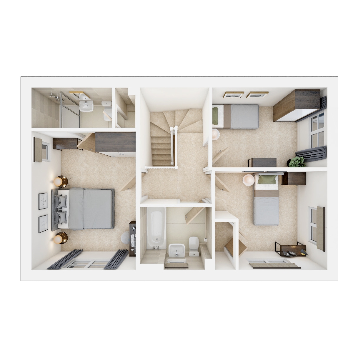 Buckton Fields, Northampton floorplan