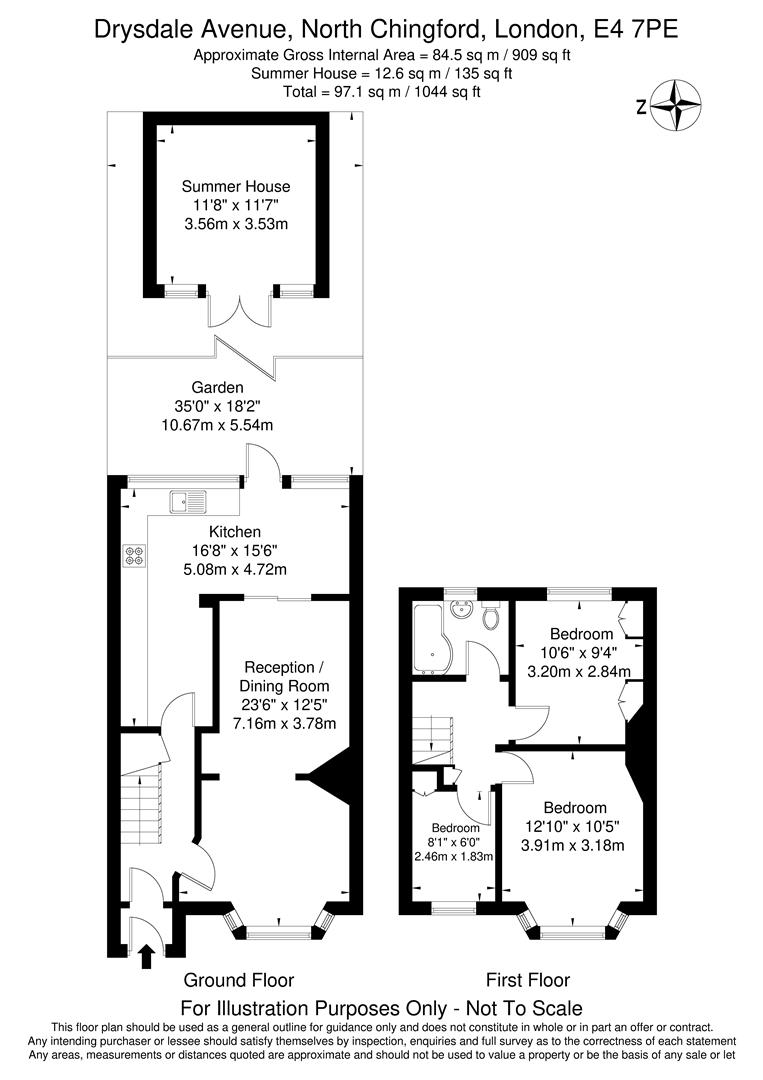 142, Drysdale Avenue, London floorplan