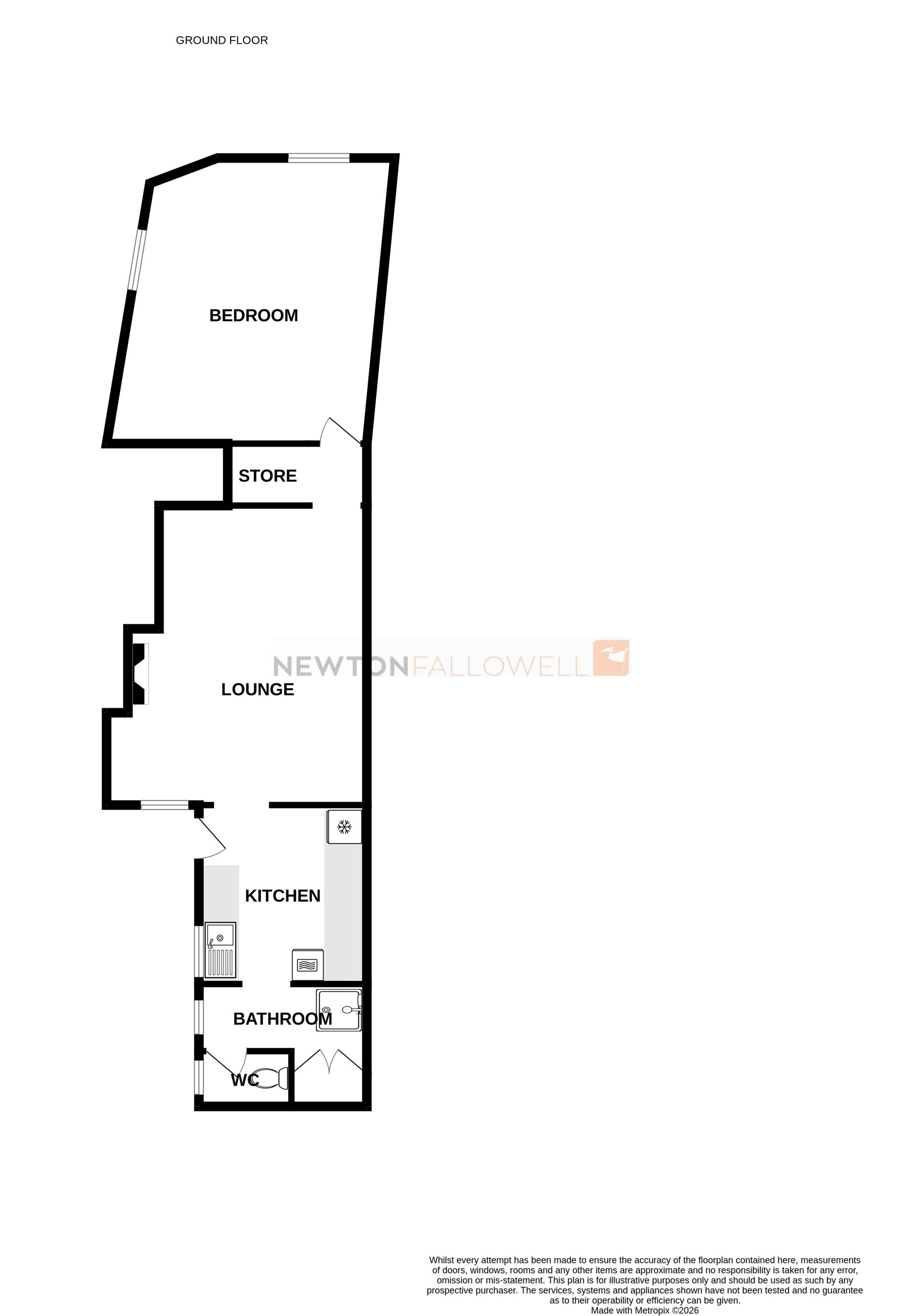 7b Edward Street, Grantham floorplan