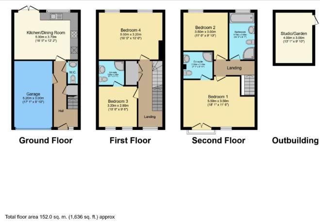 123, Dixons Hill Road, Welham Green floorplan