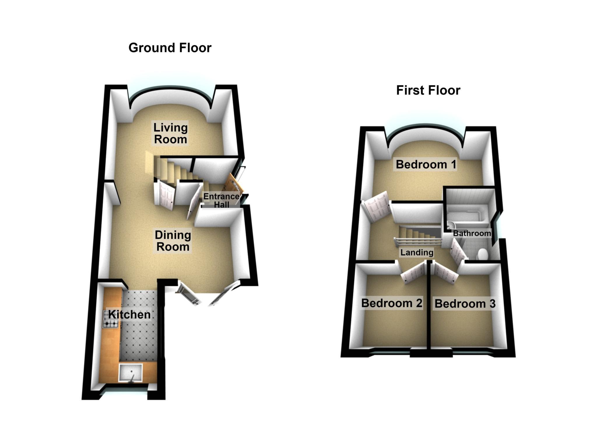 Budleigh Crescent, Welling floorplan