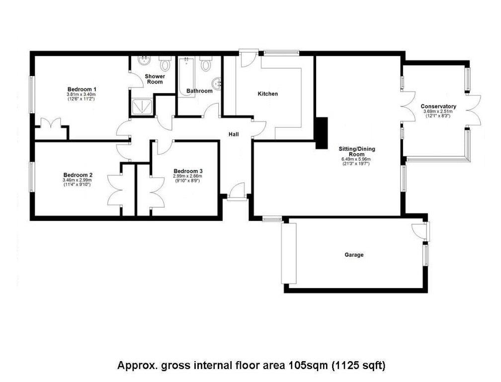 The Grip, Linton, Cambridge CB21, 3 bedroom bungalow for sale
