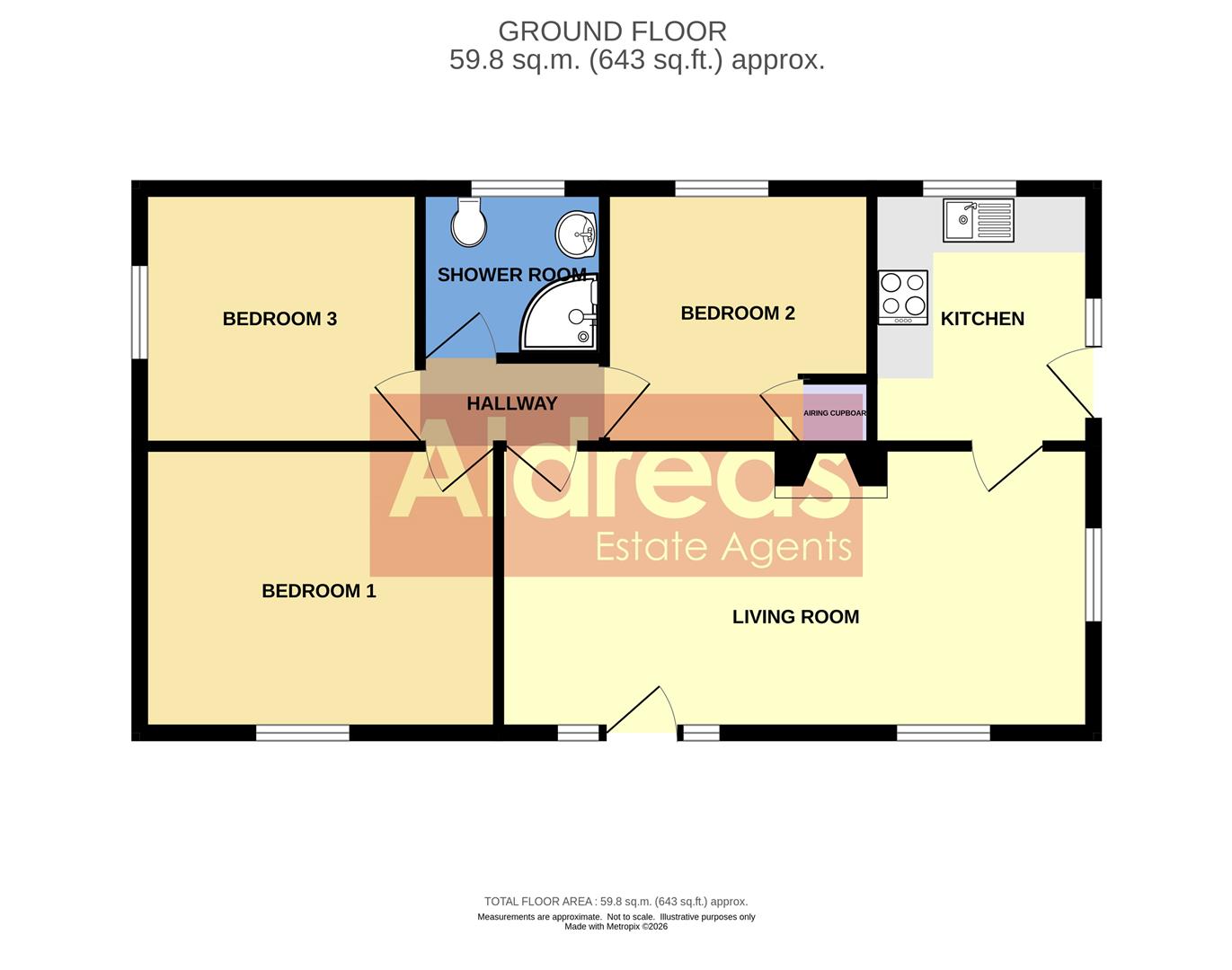 North Road, Hemsby floorplan