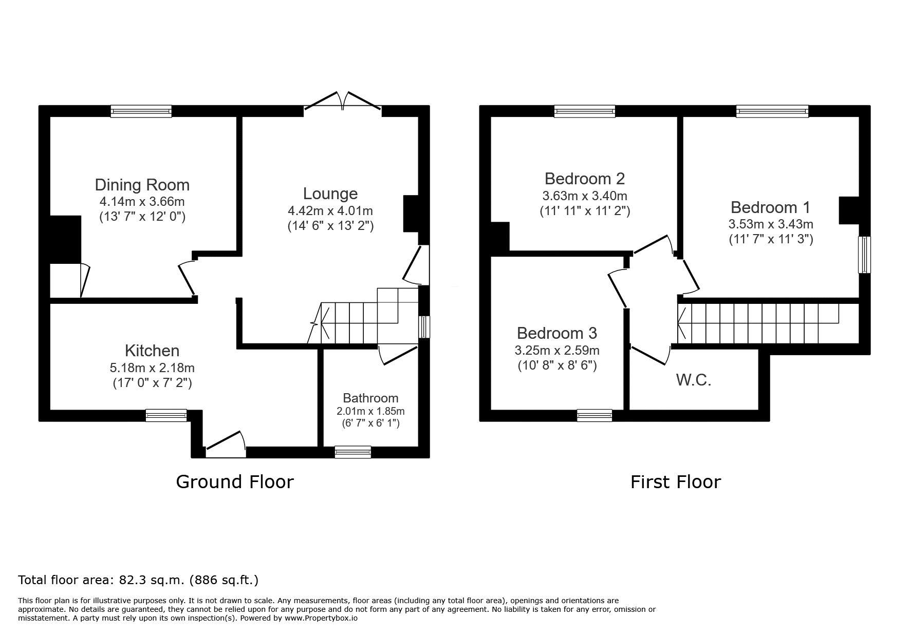 12, Edith Street, Morpeth floorplan