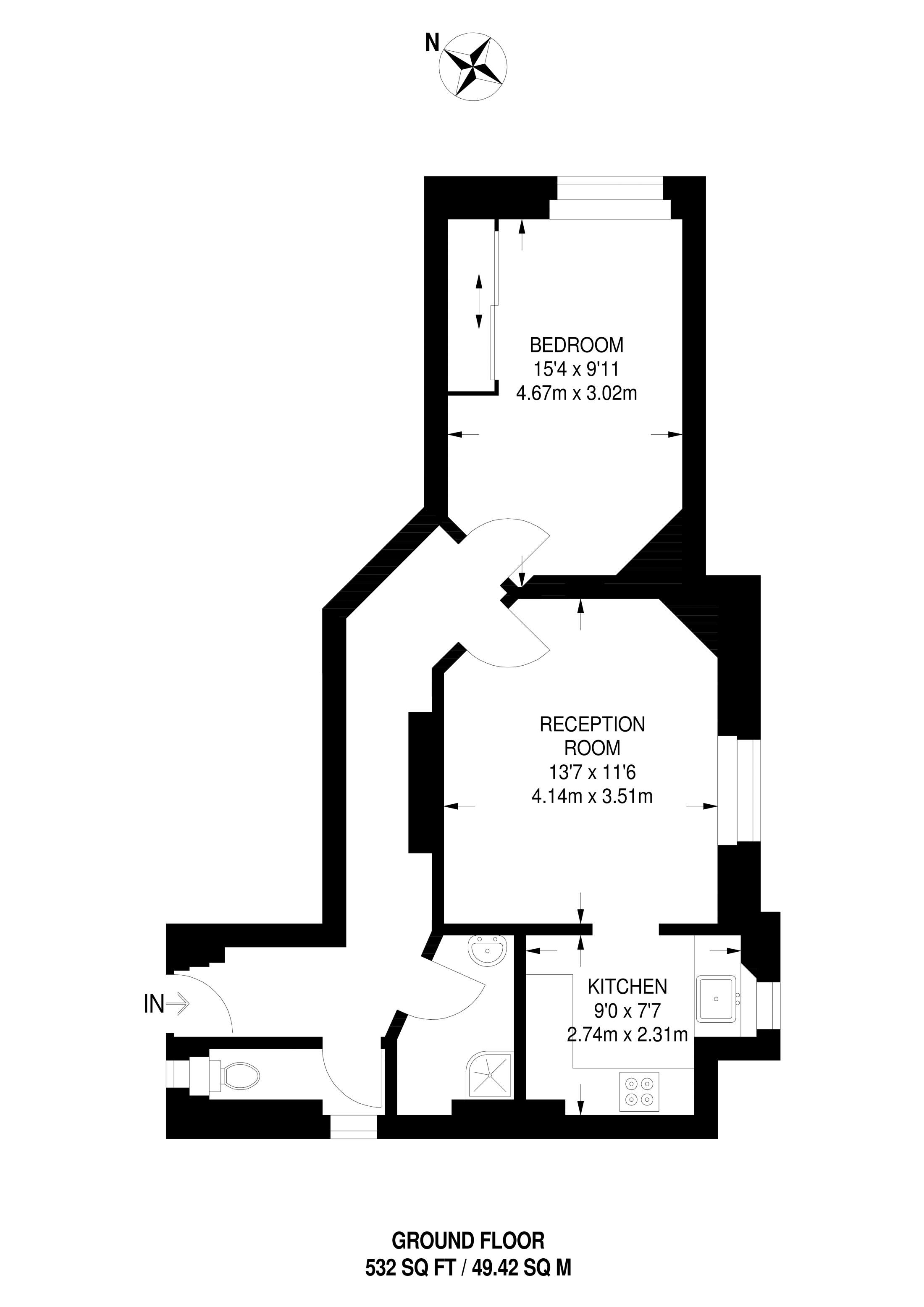 1 Bedrooms Flat to rent in Thanet Street, Bloomsbury WC1H