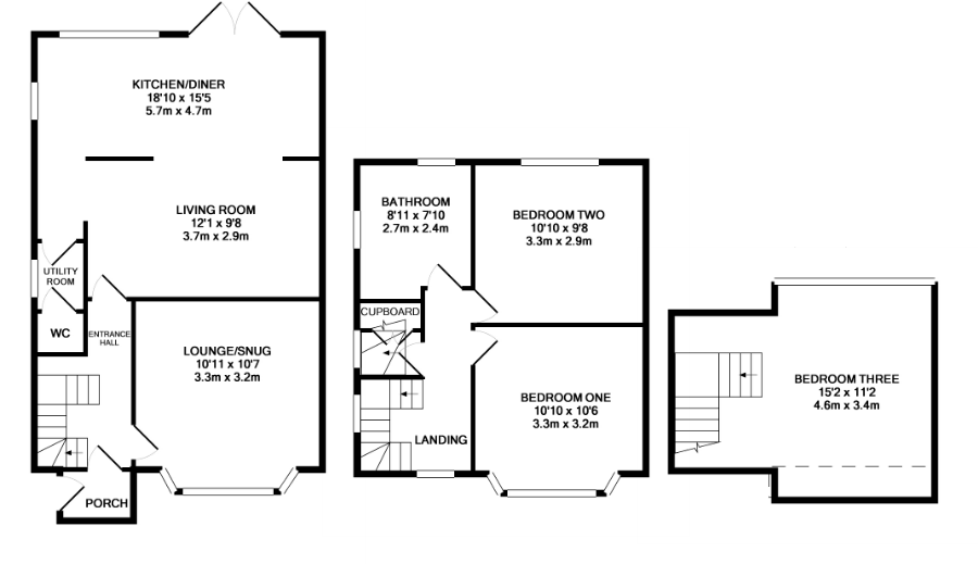 3 Bedrooms Semi-detached house for sale in Bradford Road, Otley LS21
