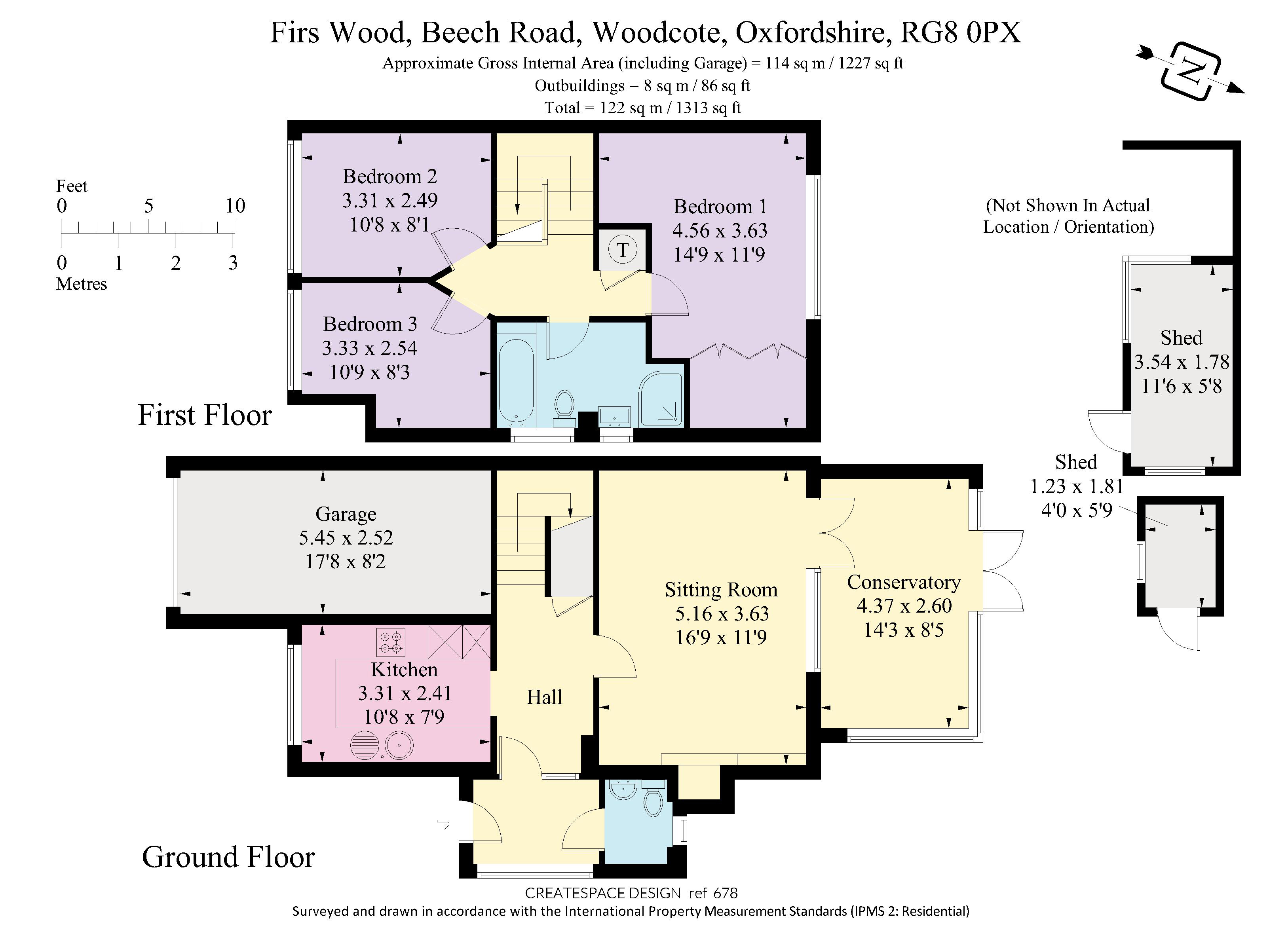 Firs Wood, Woodcote floorplan
