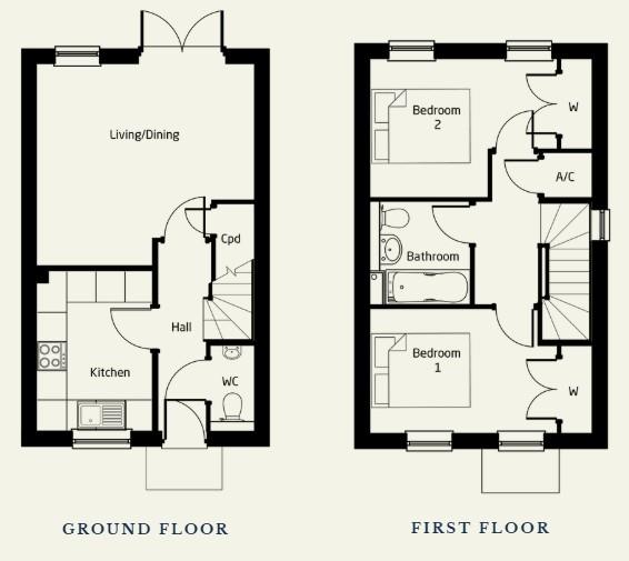 Garden Close, Sutton Benger floorplan