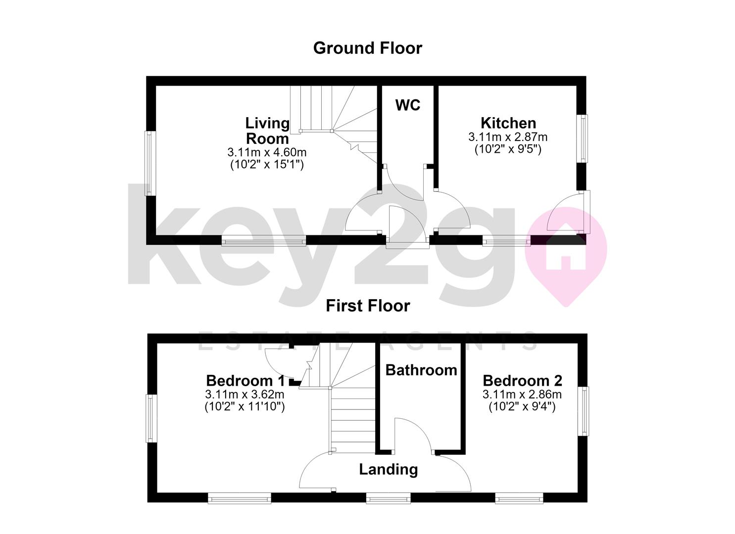 Boughton Lane, Chesterfield floorplan