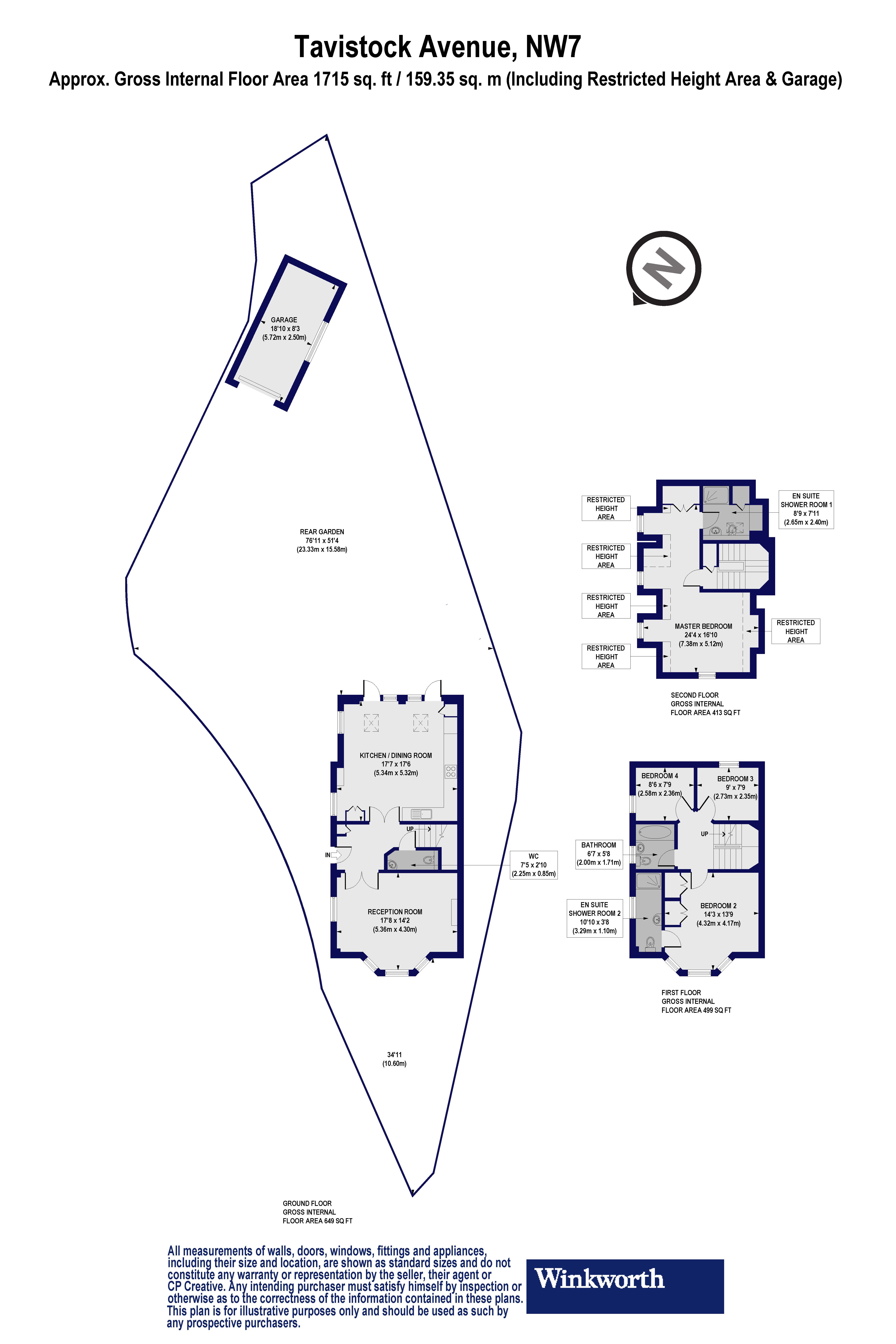12, Tavistock Avenue, Mill Hill East floorplan