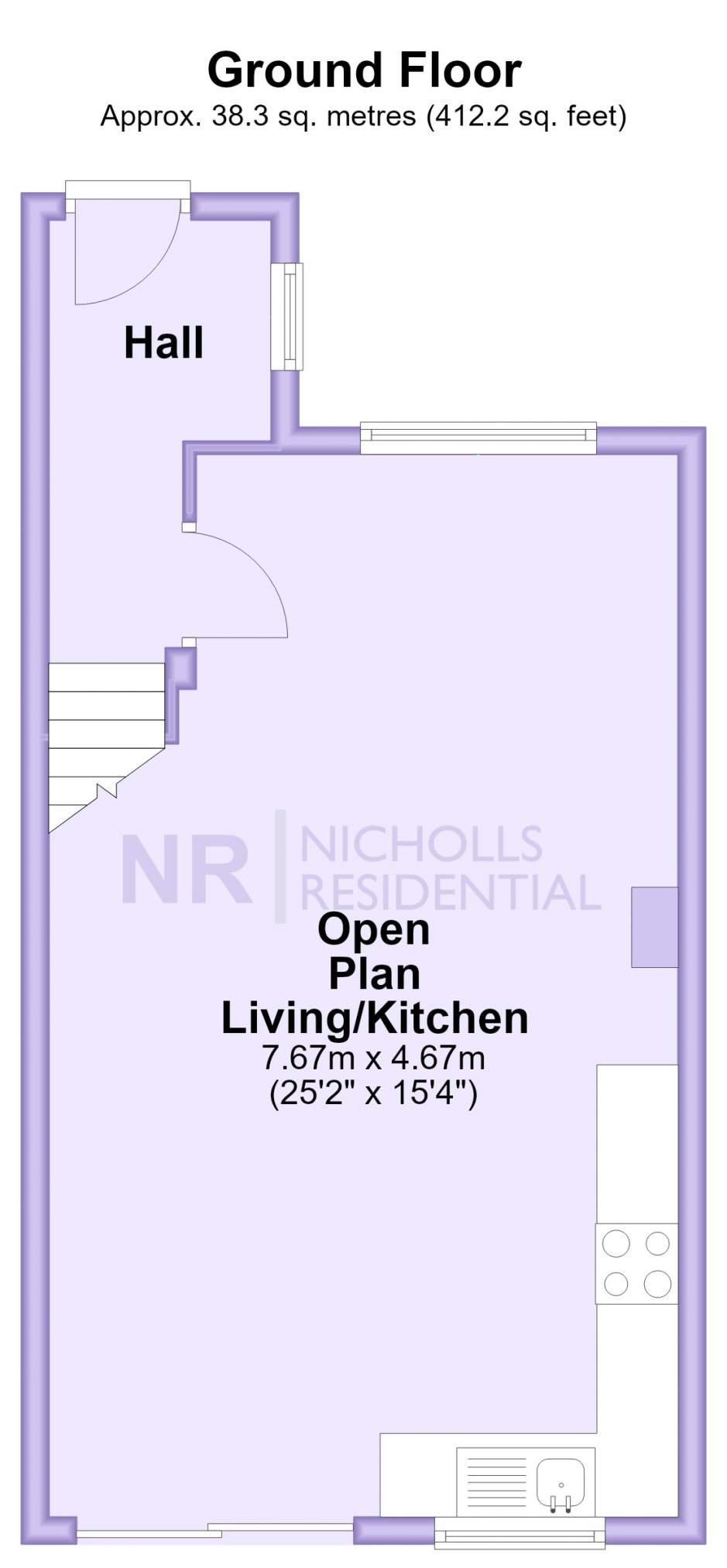Gainsborough Road, Epsom floorplan