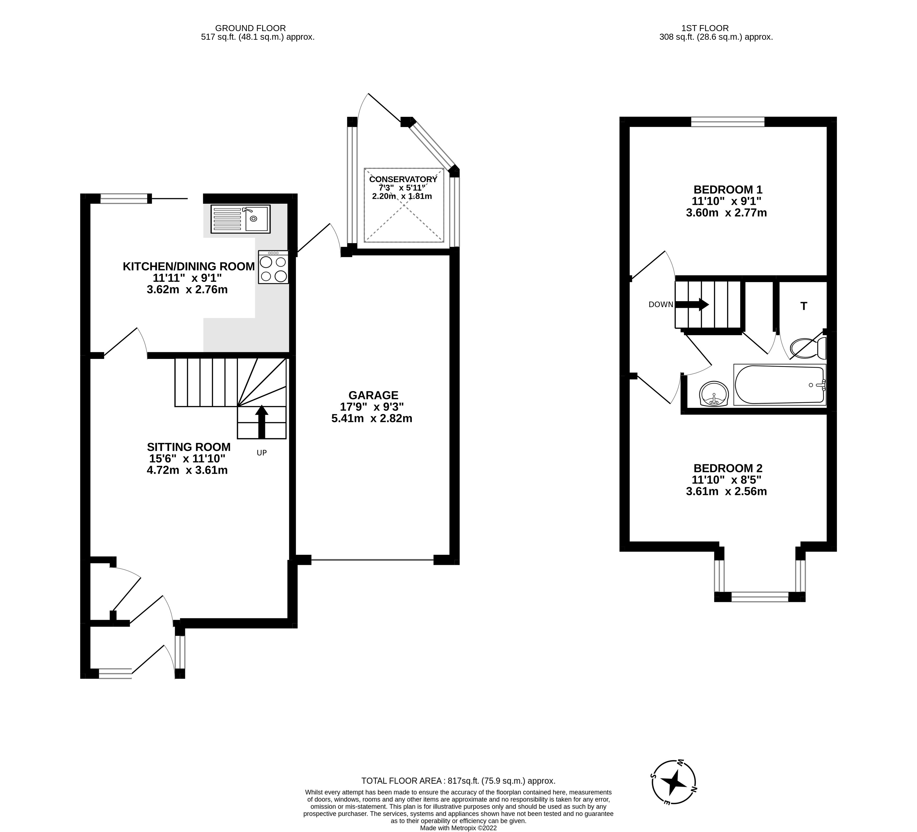 36, Washford Glen, Oxfordshire floorplan
