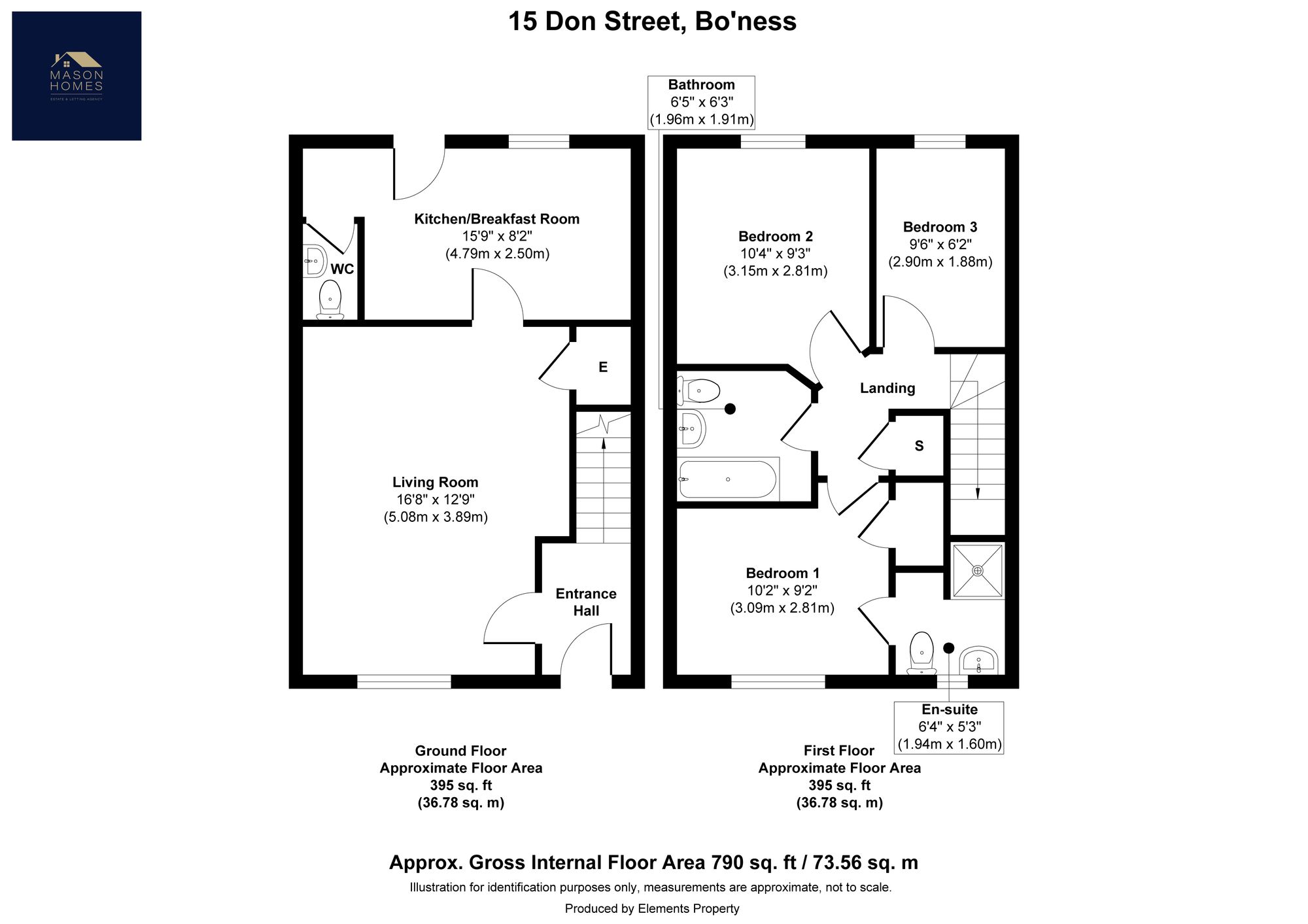 15 Don Street, Bo'ness floorplan