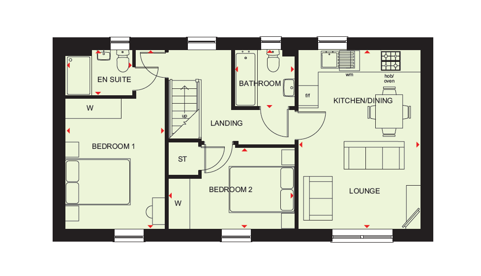 H852022, West Road, Bridport floorplan