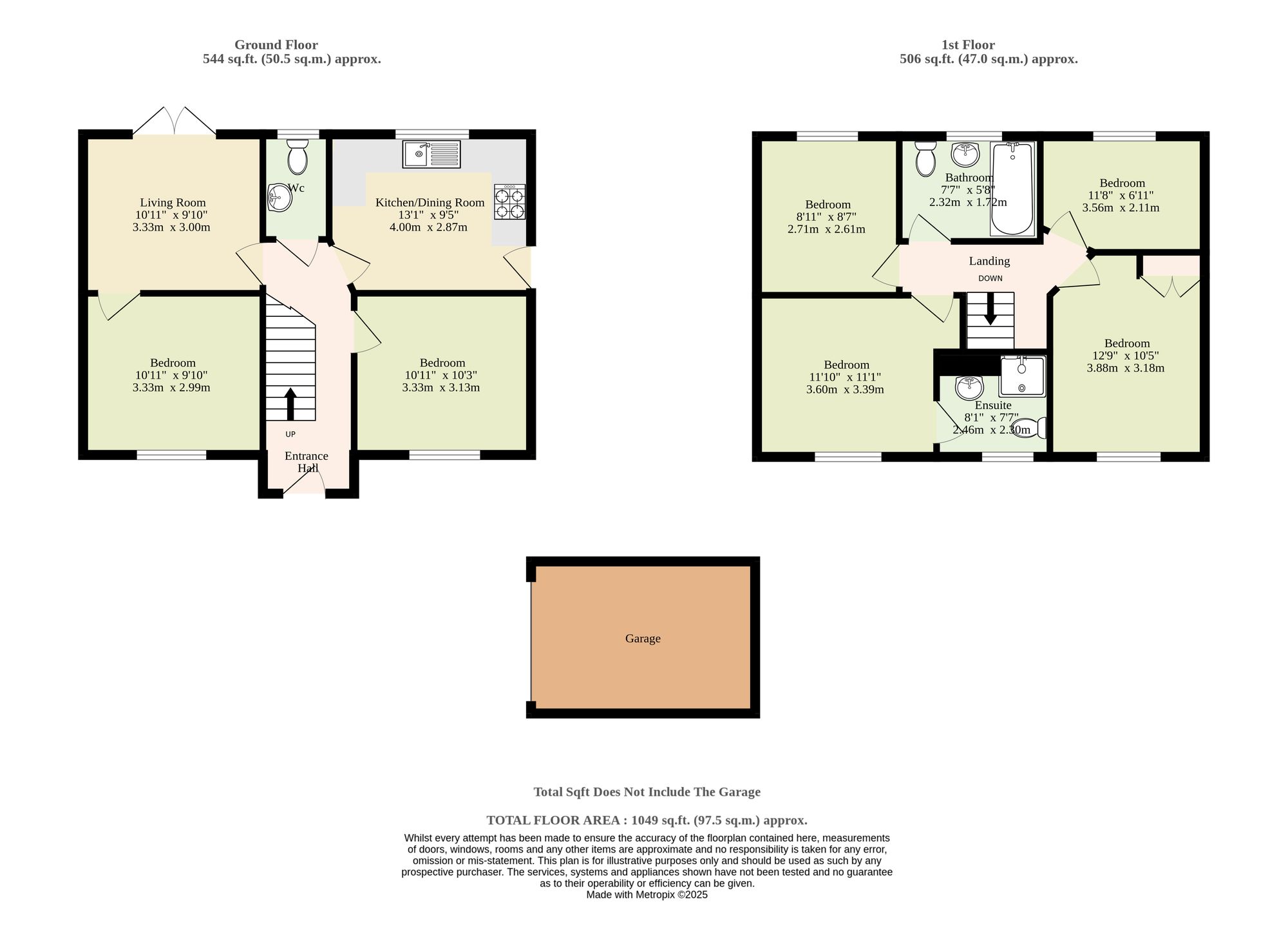 2 Dow Close, Norwich floorplan