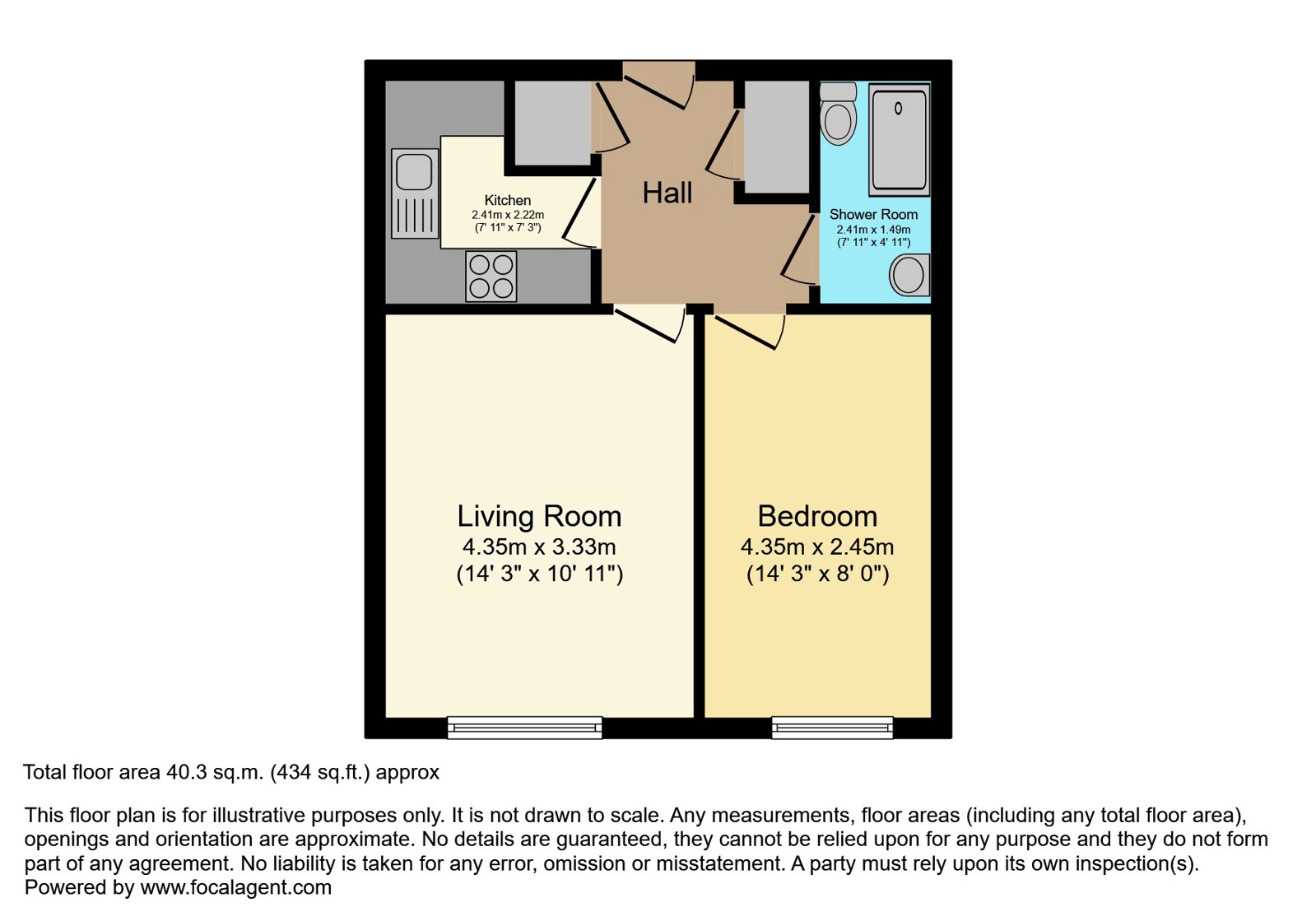 33, Springwood Court, New Romney floorplan