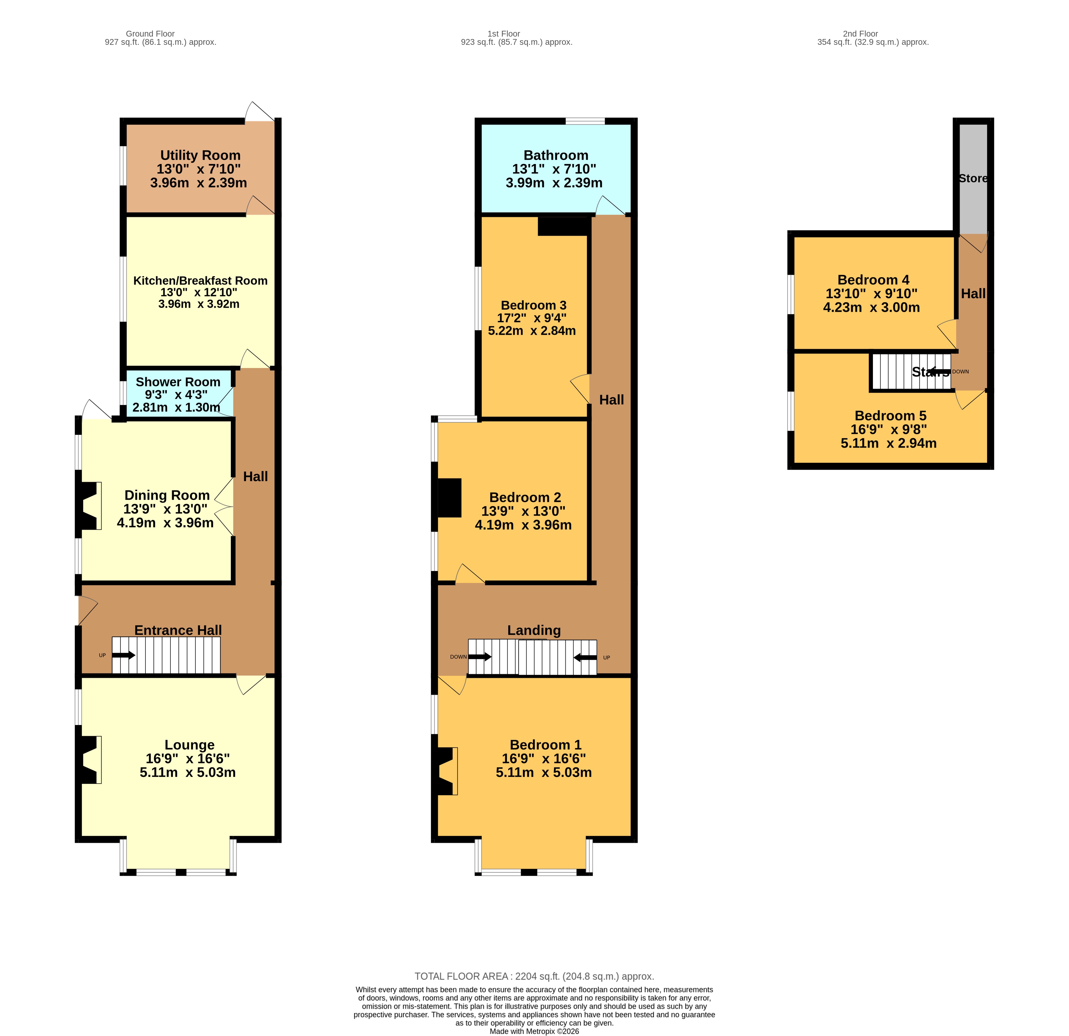 15, York Avenue, Wolverhampton floorplan