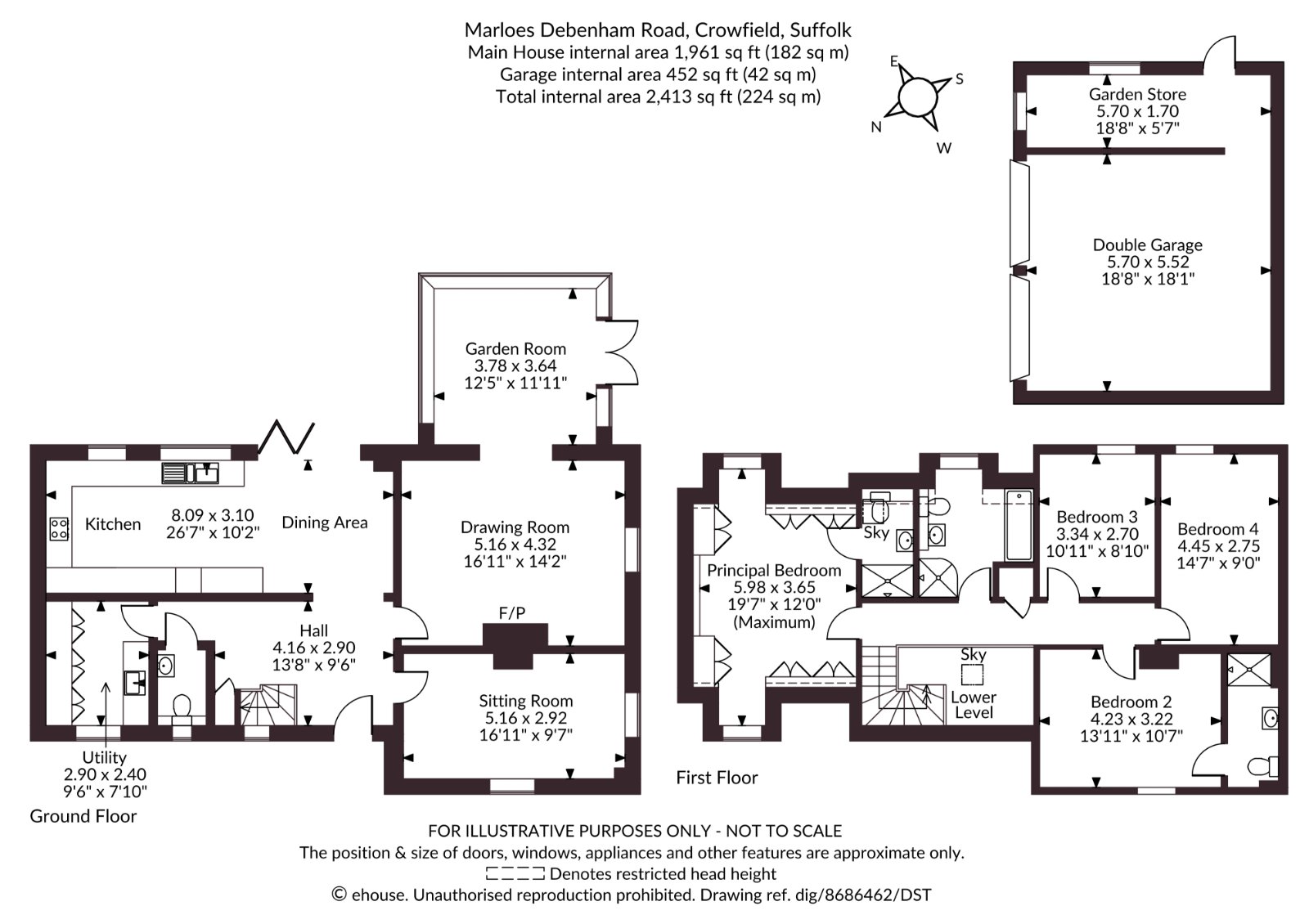 Marloes,, Debenham Road, Ipswich floorplan