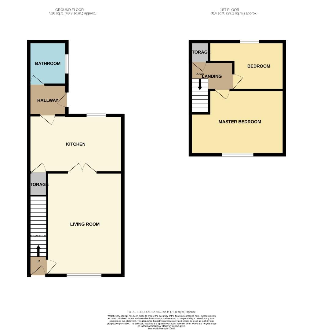 64, Bridge Street, Bishop Auckland floorplan